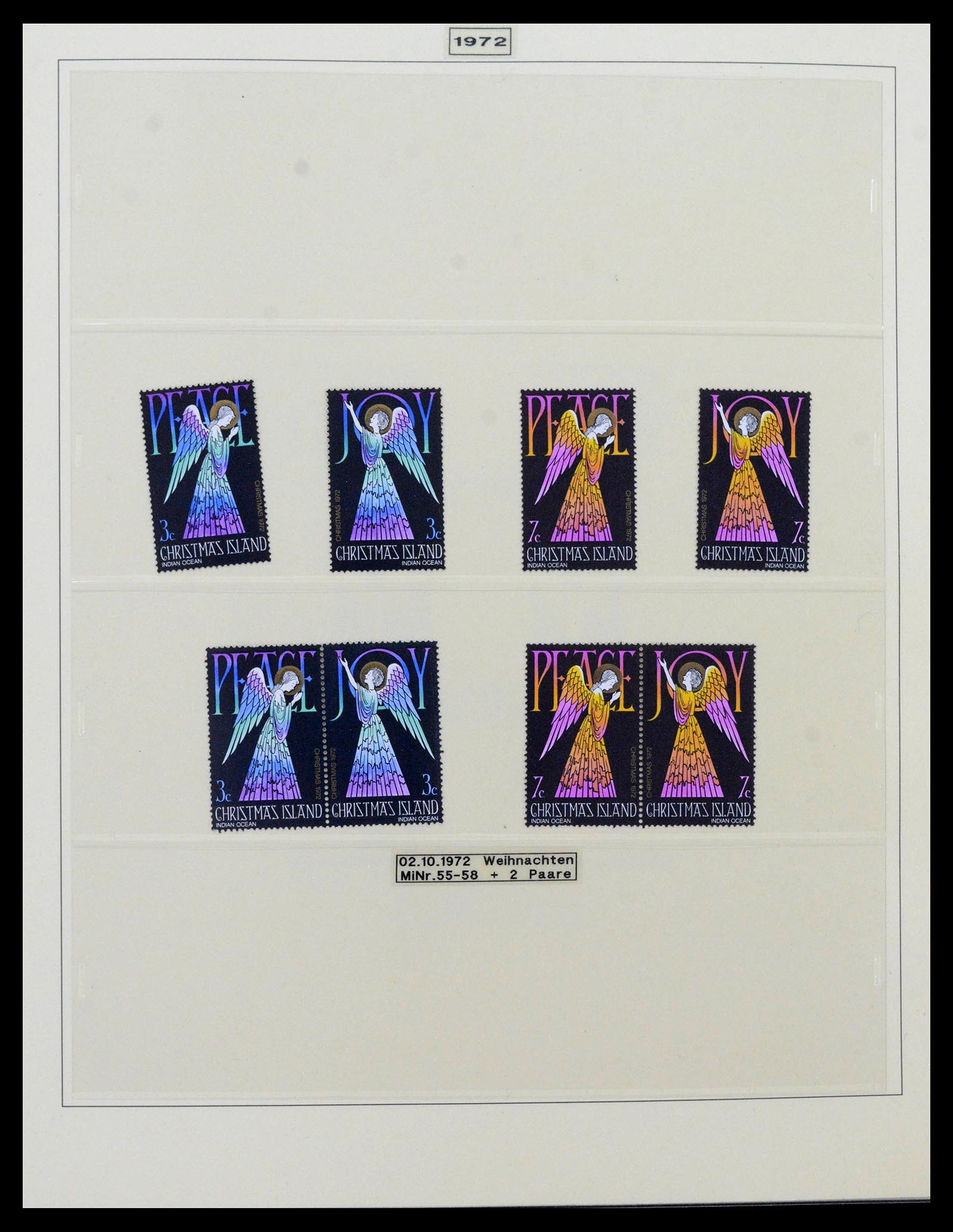 39502 0005 - Stamp collection 39502 Christmas Island 1958-2015.