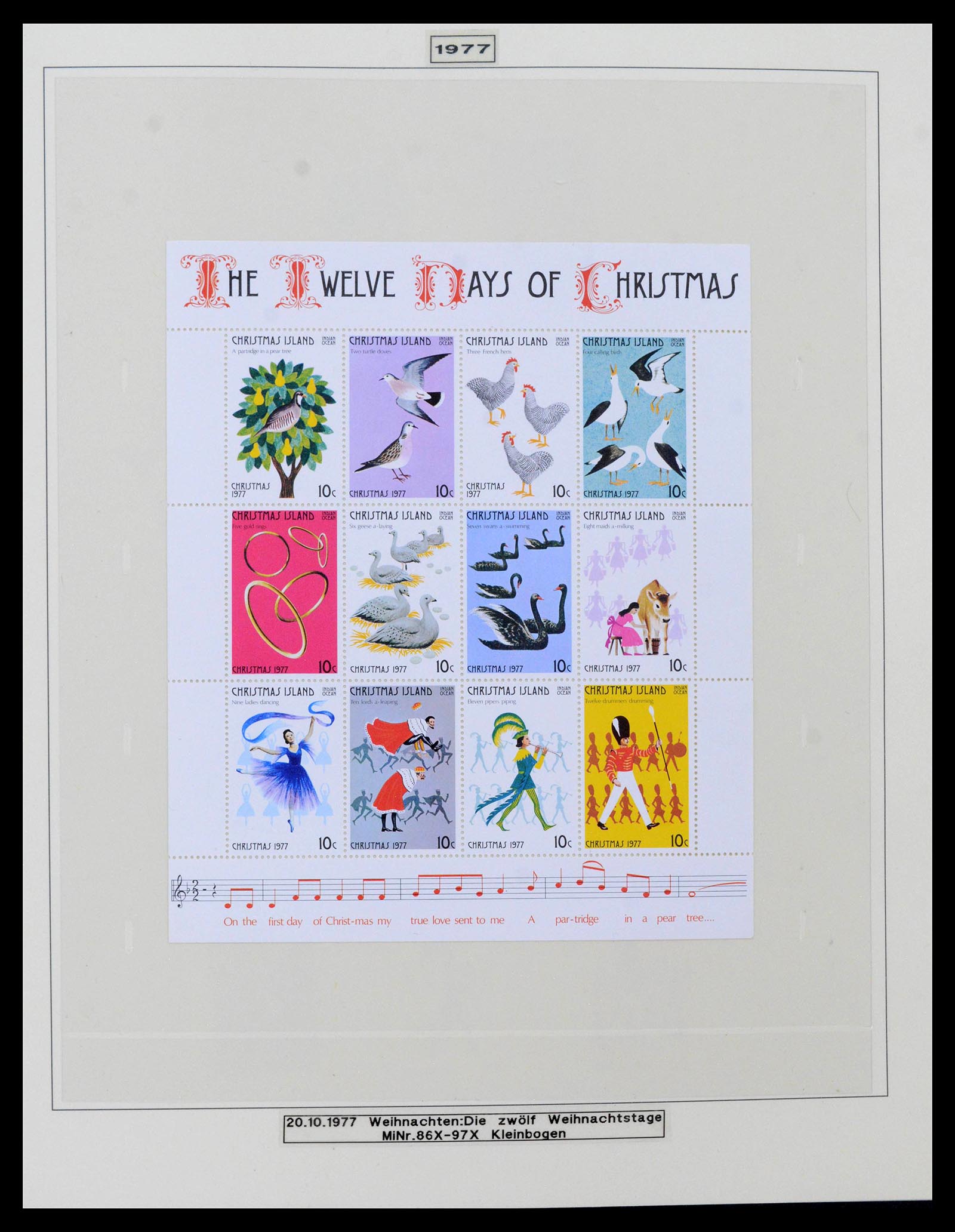 39502 0010 - Stamp collection 39502 Christmas Island 1958-2015.