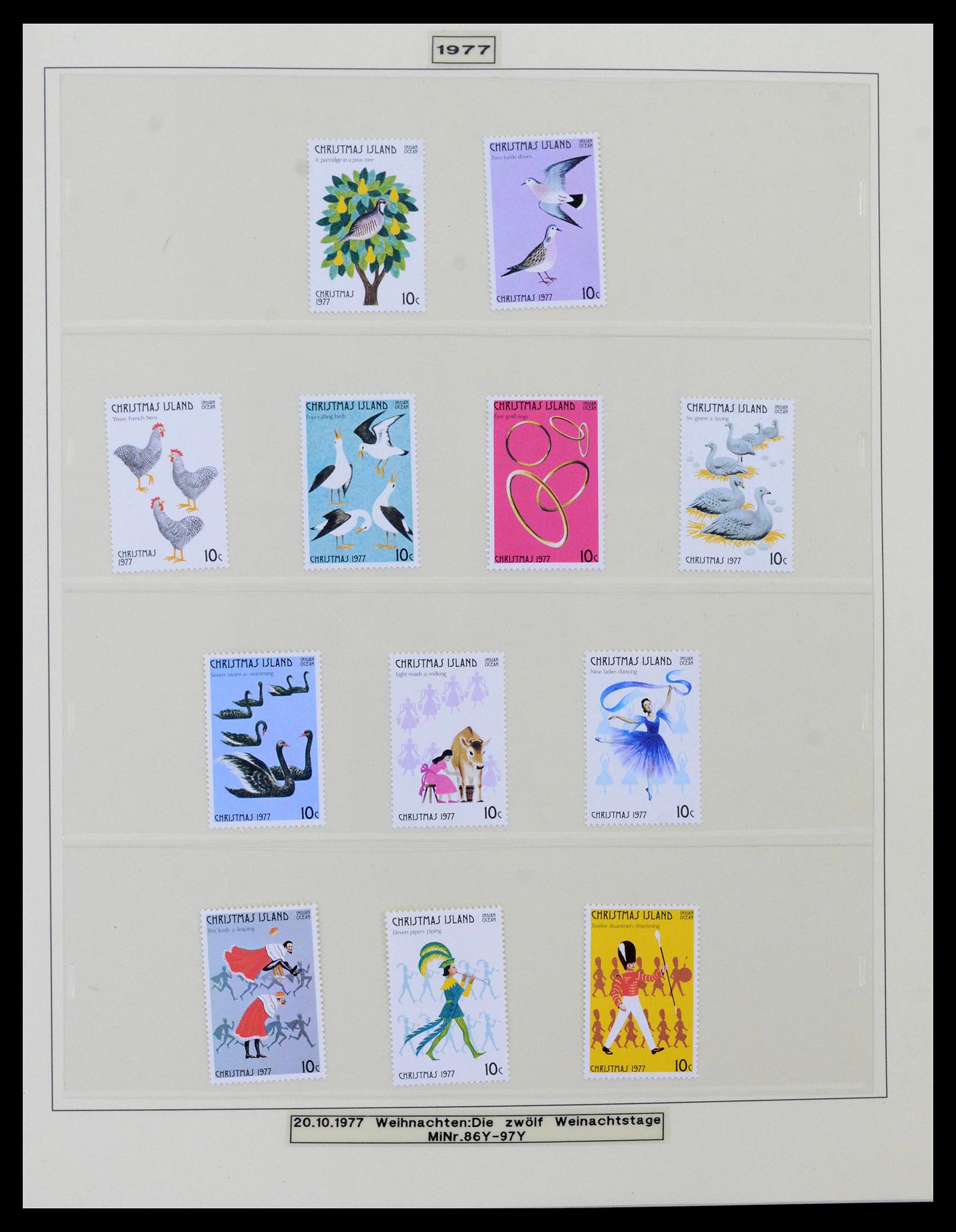 39502 0011 - Stamp collection 39502 Christmas Island 1958-2015.