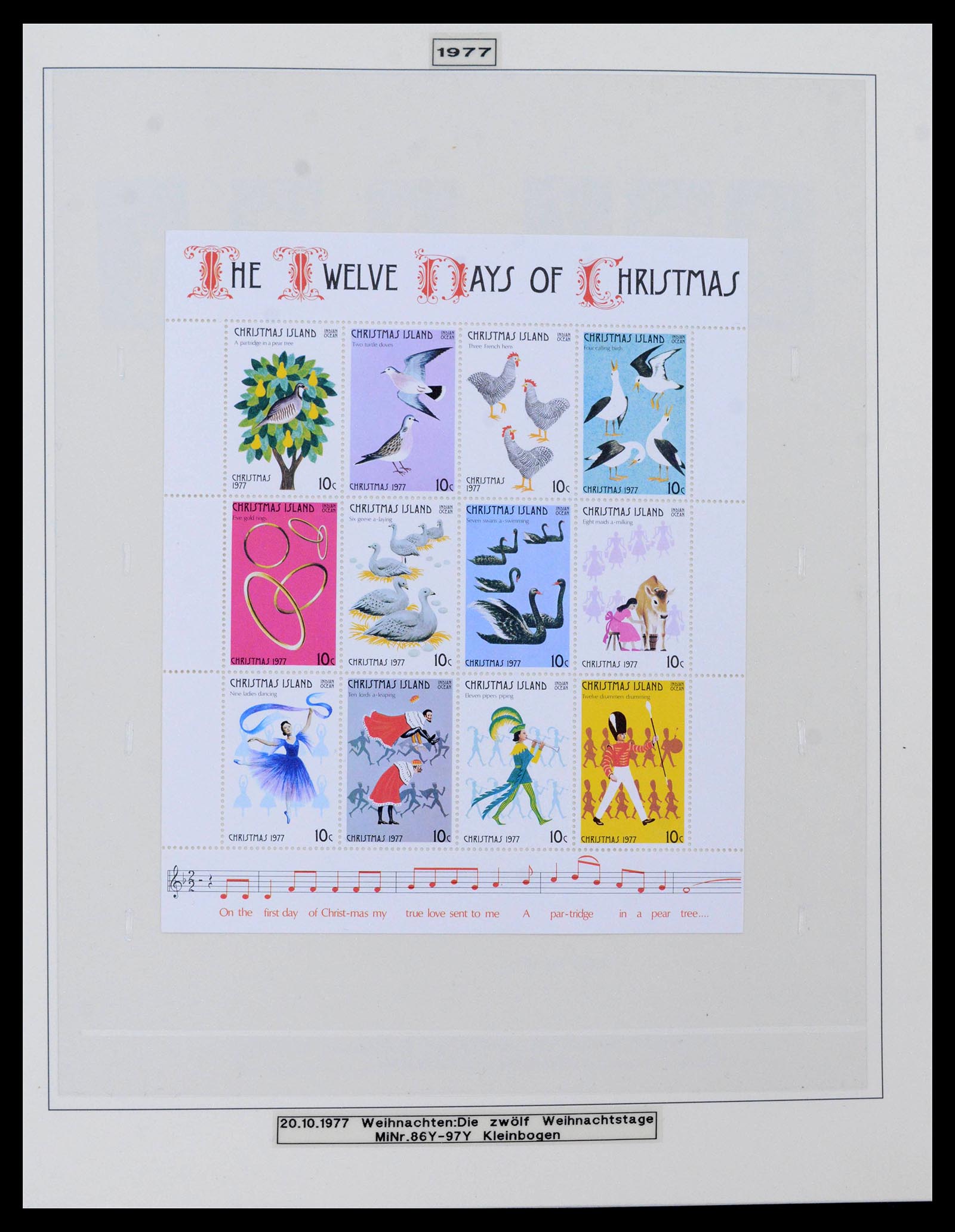 39502 0012 - Stamp collection 39502 Christmas Island 1958-2015.