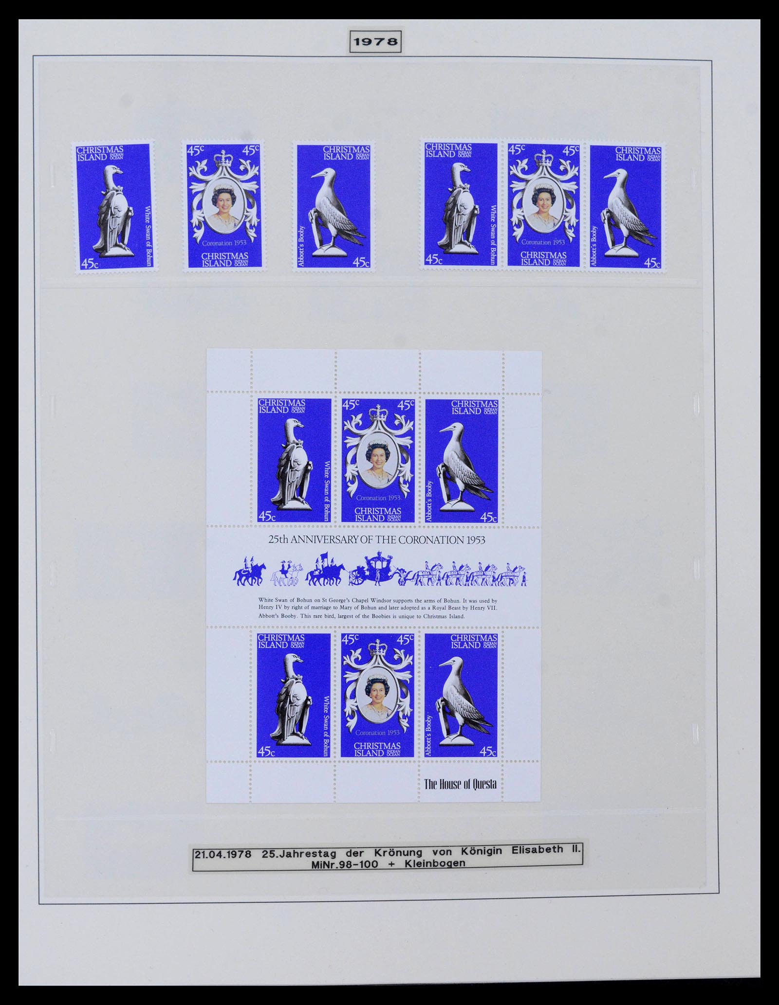 39502 0013 - Stamp collection 39502 Christmas Island 1958-2015.