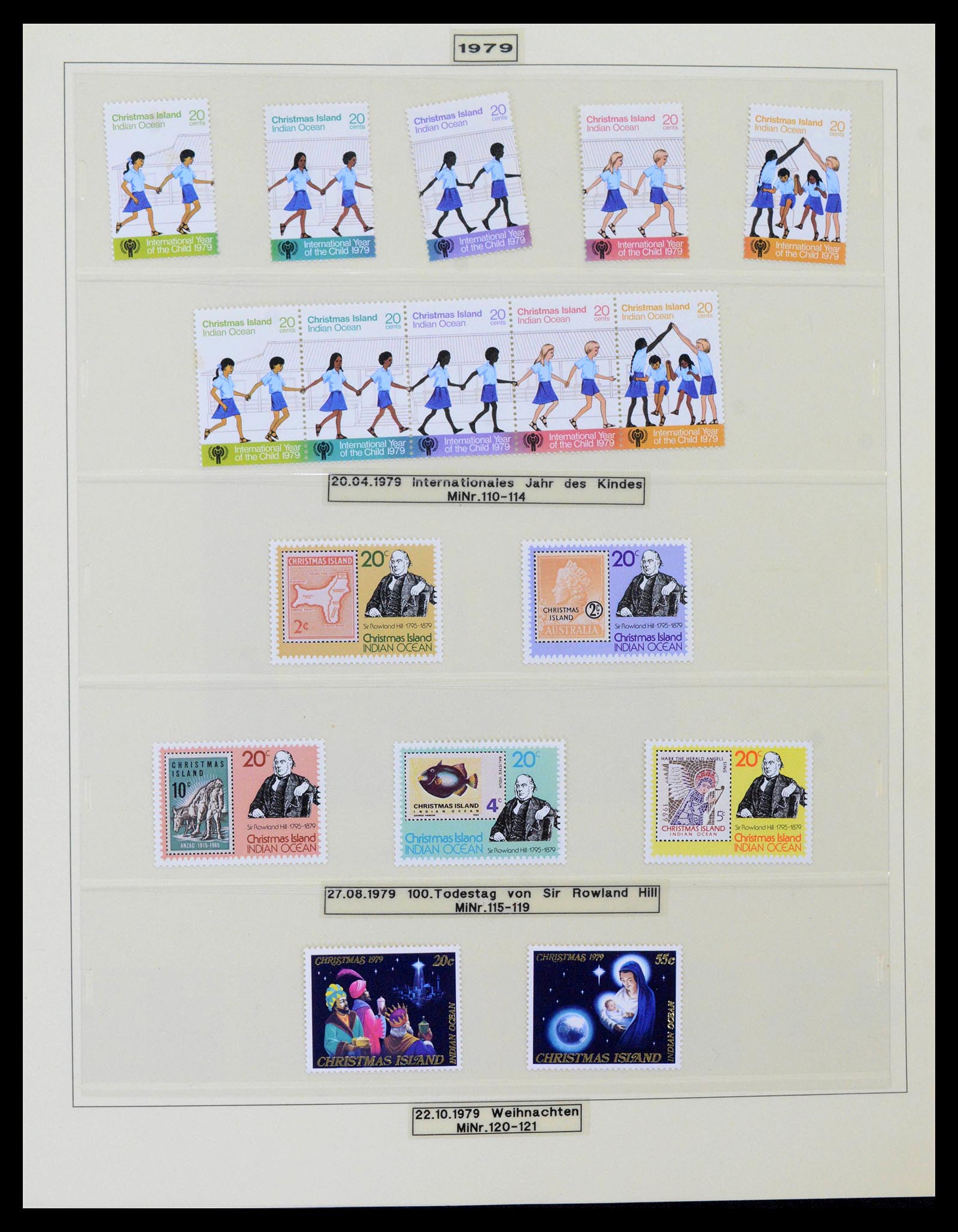 39502 0016 - Stamp collection 39502 Christmas Island 1958-2015.