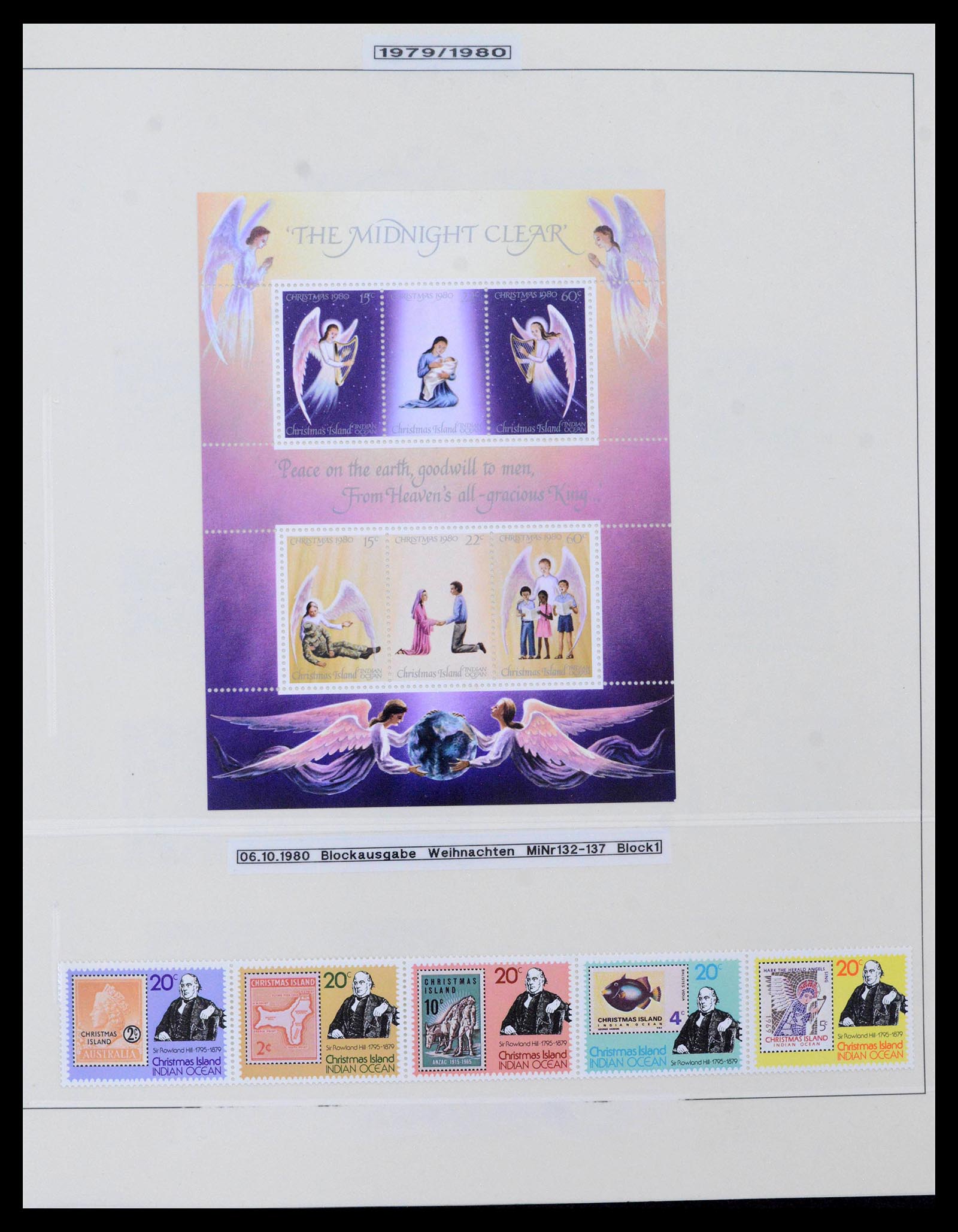 39502 0017 - Stamp collection 39502 Christmas Island 1958-2015.
