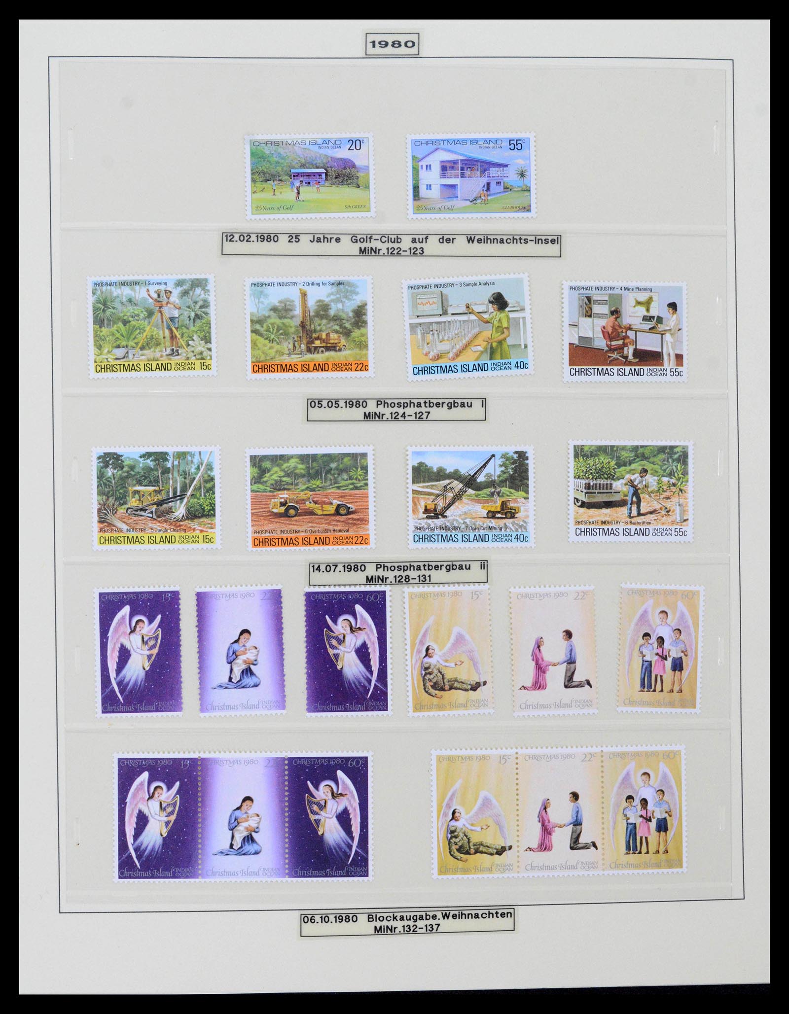 39502 0018 - Stamp collection 39502 Christmas Island 1958-2015.
