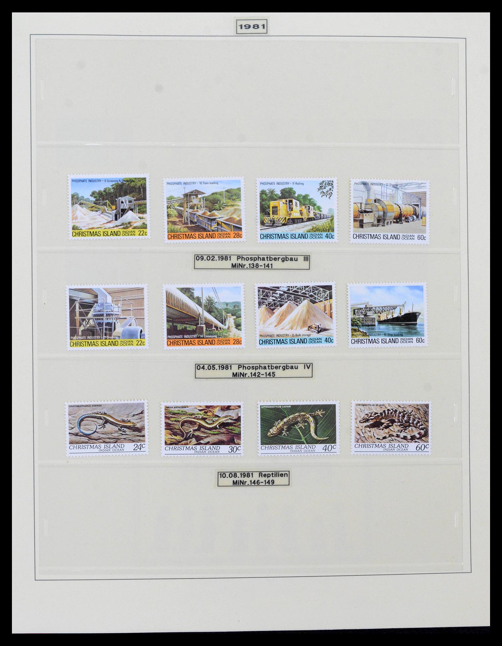 39502 0019 - Stamp collection 39502 Christmas Island 1958-2015.