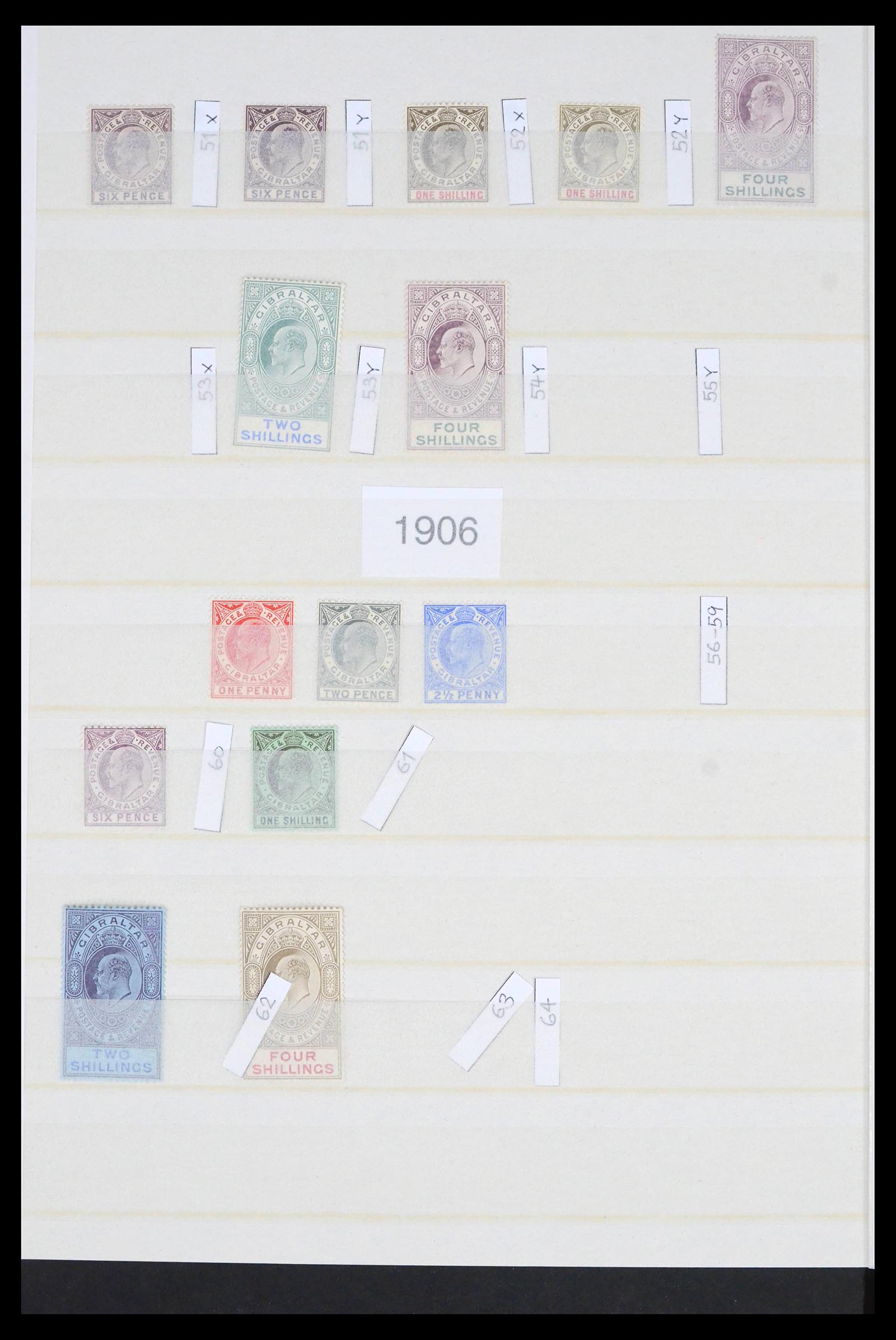 39503 0005 - Postzegelverzameling 39503 Gibraltar 1886-2013.
