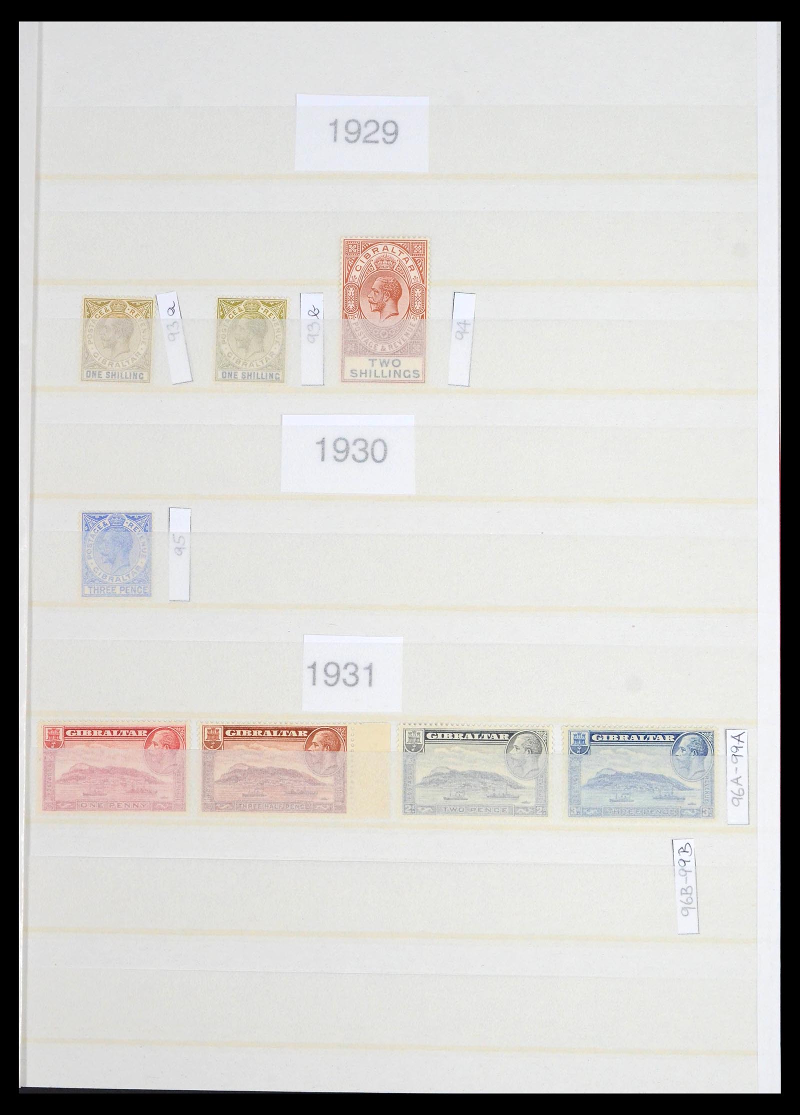 39503 0010 - Postzegelverzameling 39503 Gibraltar 1886-2013.