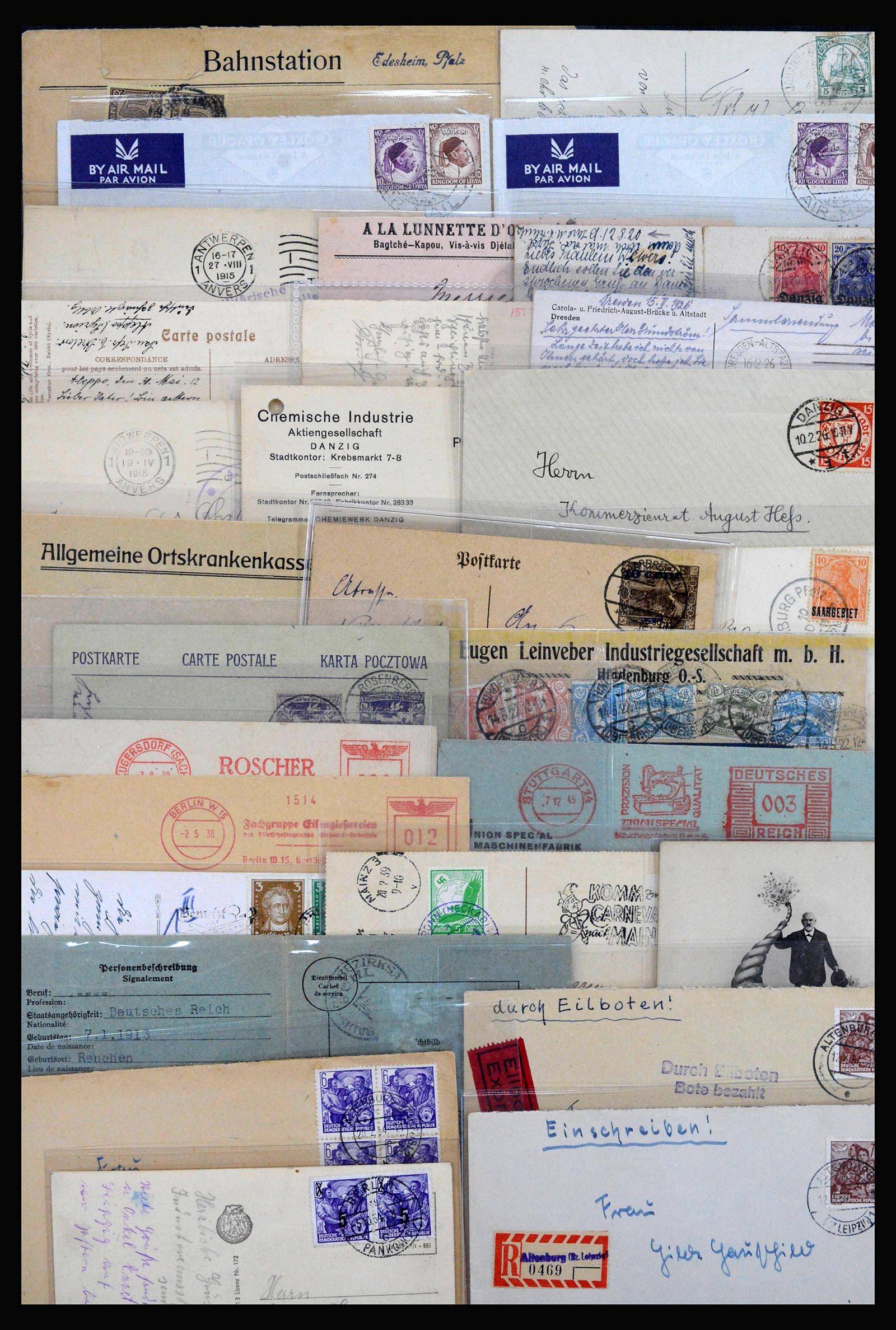 39507 0002 - Postzegelverzameling 39507 Wereld brieven 1860-1960.