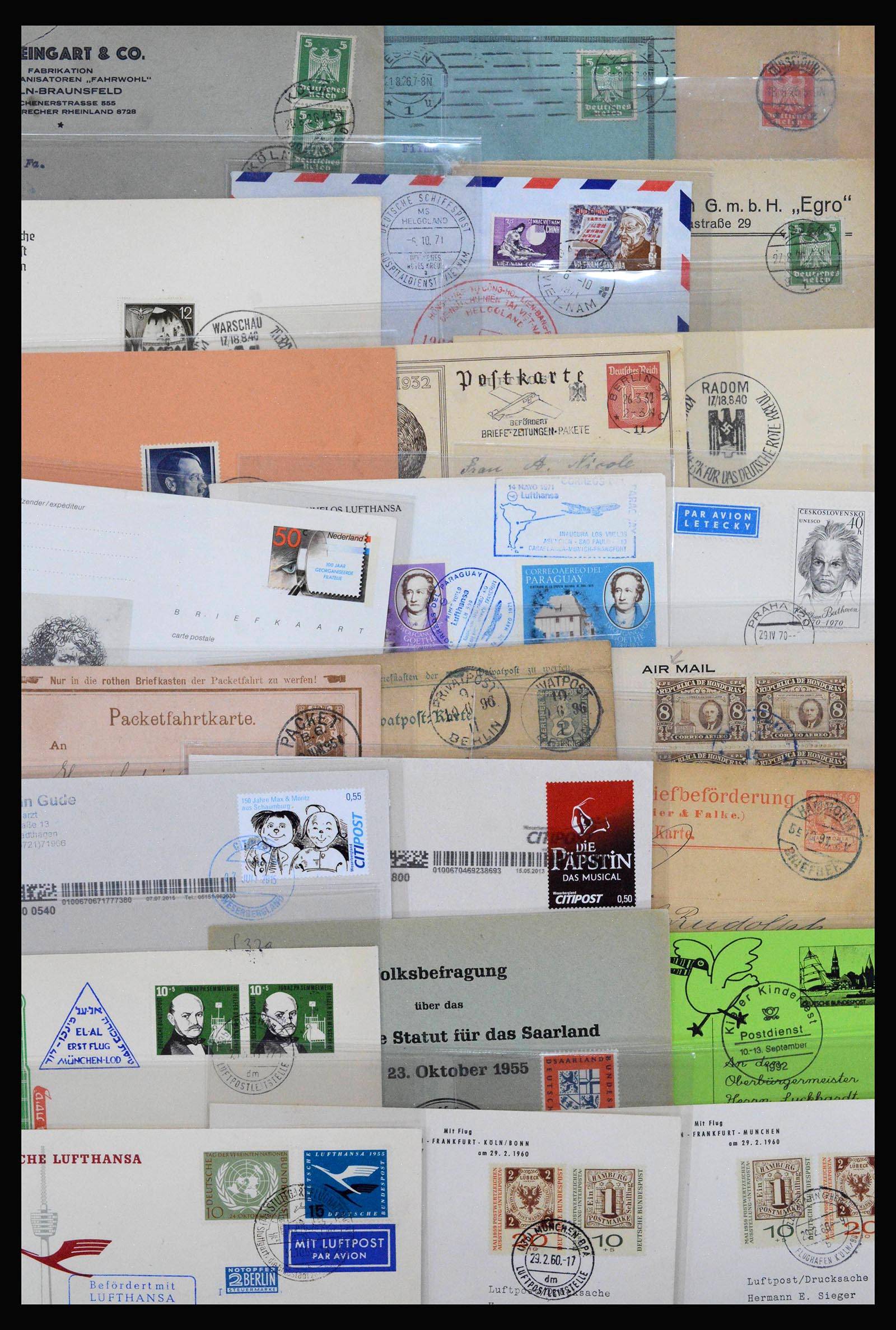 39507 0004 - Postzegelverzameling 39507 Wereld brieven 1860-1960.