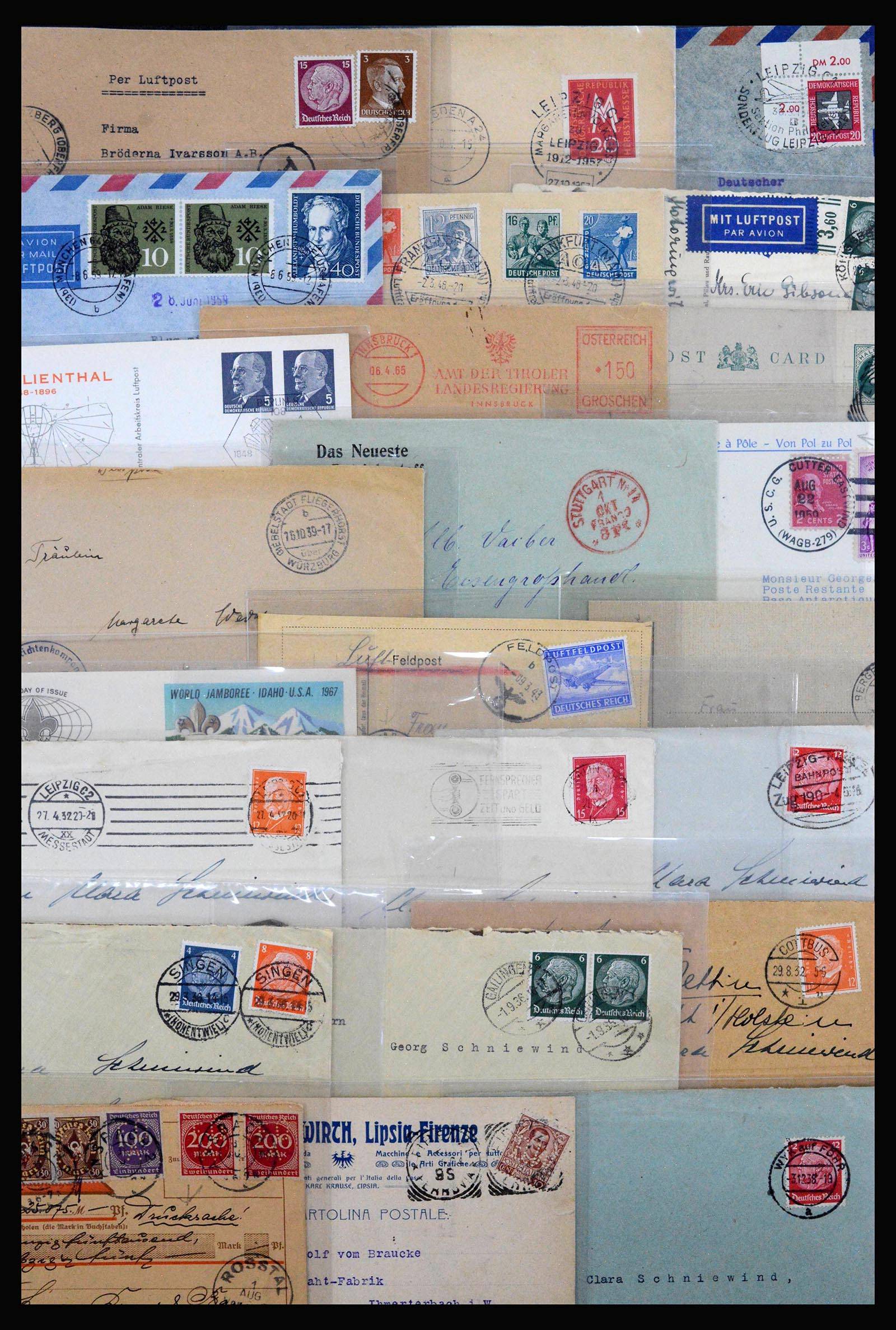 39507 0005 - Postzegelverzameling 39507 Wereld brieven 1860-1960.