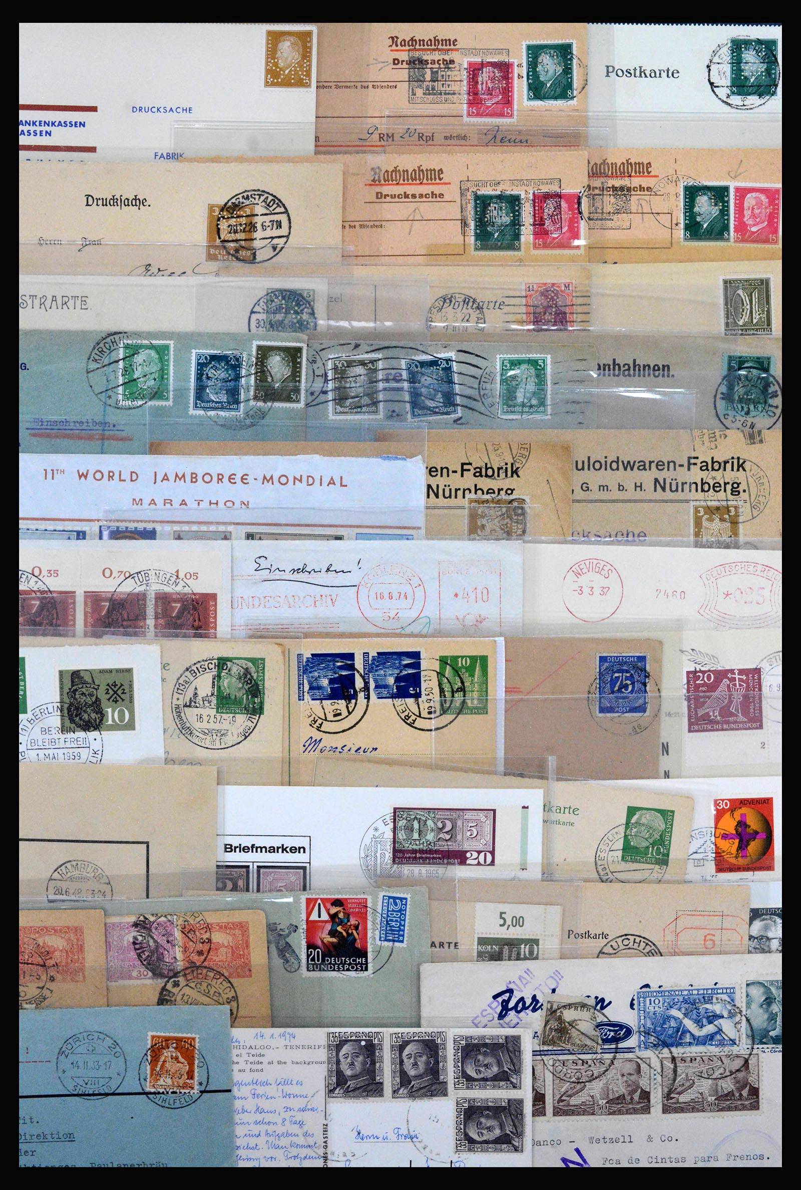 39507 0006 - Postzegelverzameling 39507 Wereld brieven 1860-1960.