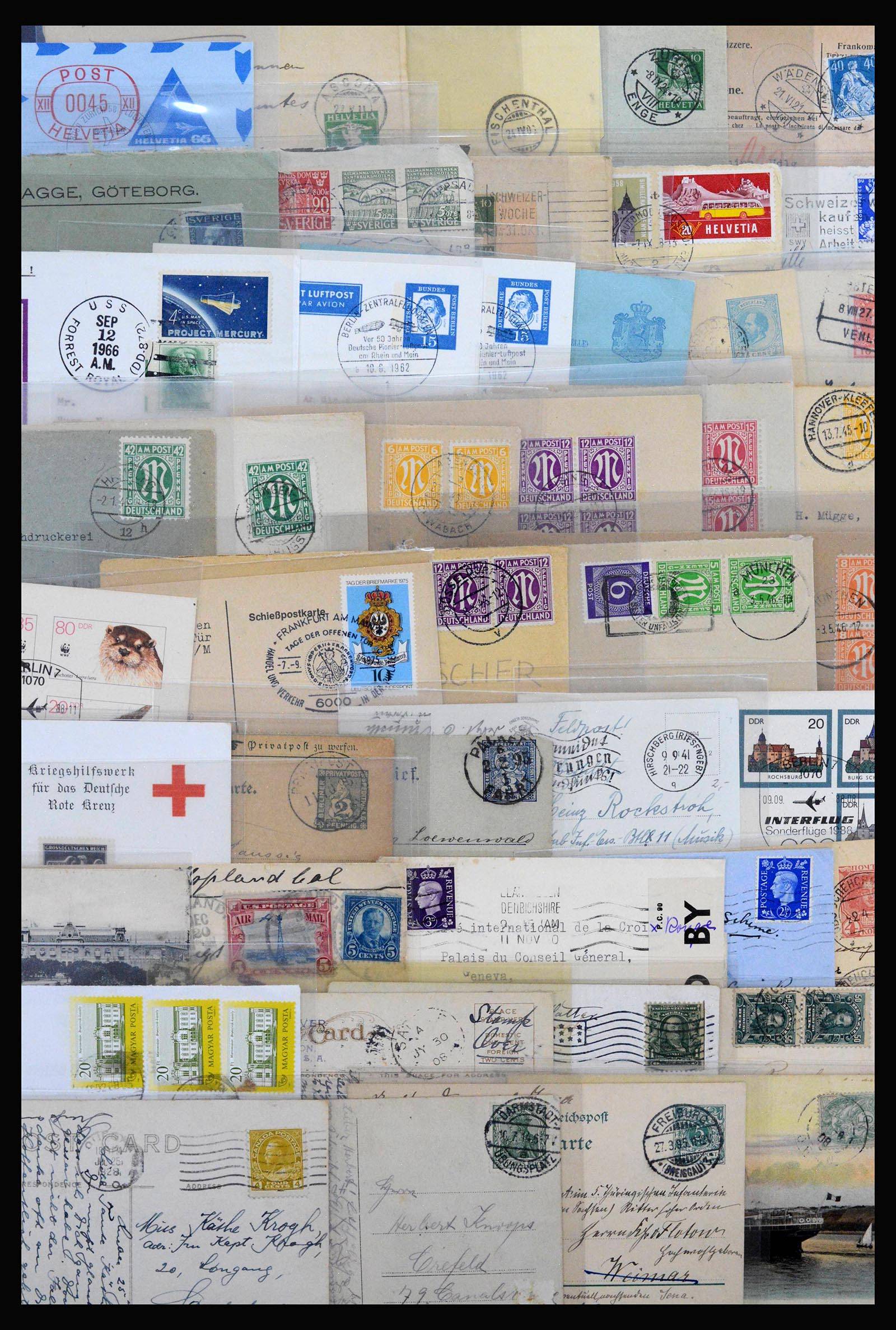 39507 0007 - Postzegelverzameling 39507 Wereld brieven 1860-1960.