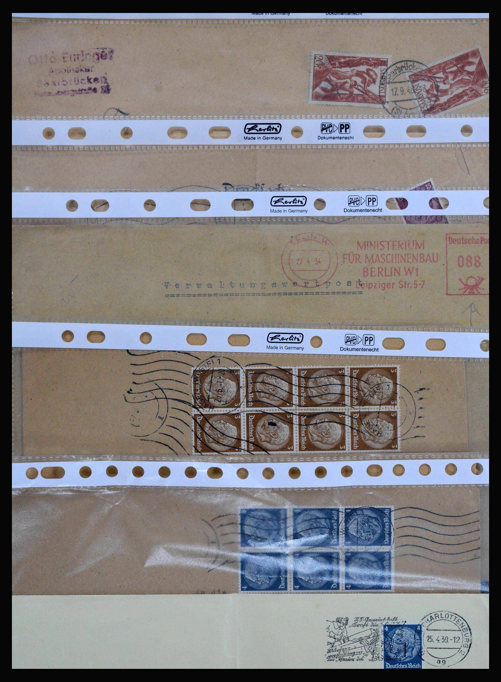 39507 0010 - Postzegelverzameling 39507 Wereld brieven 1860-1960.