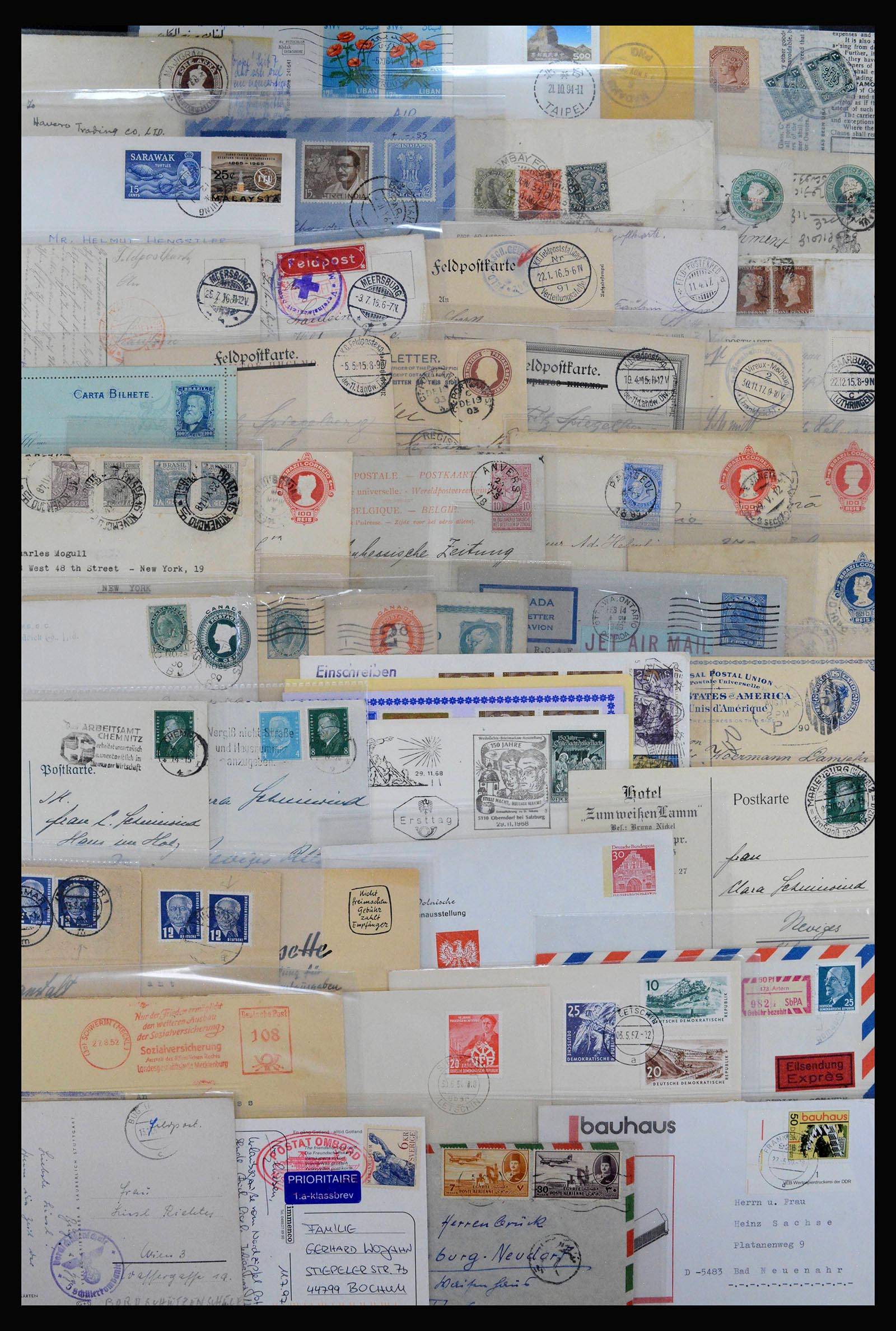 39507 0011 - Postzegelverzameling 39507 Wereld brieven 1860-1960.