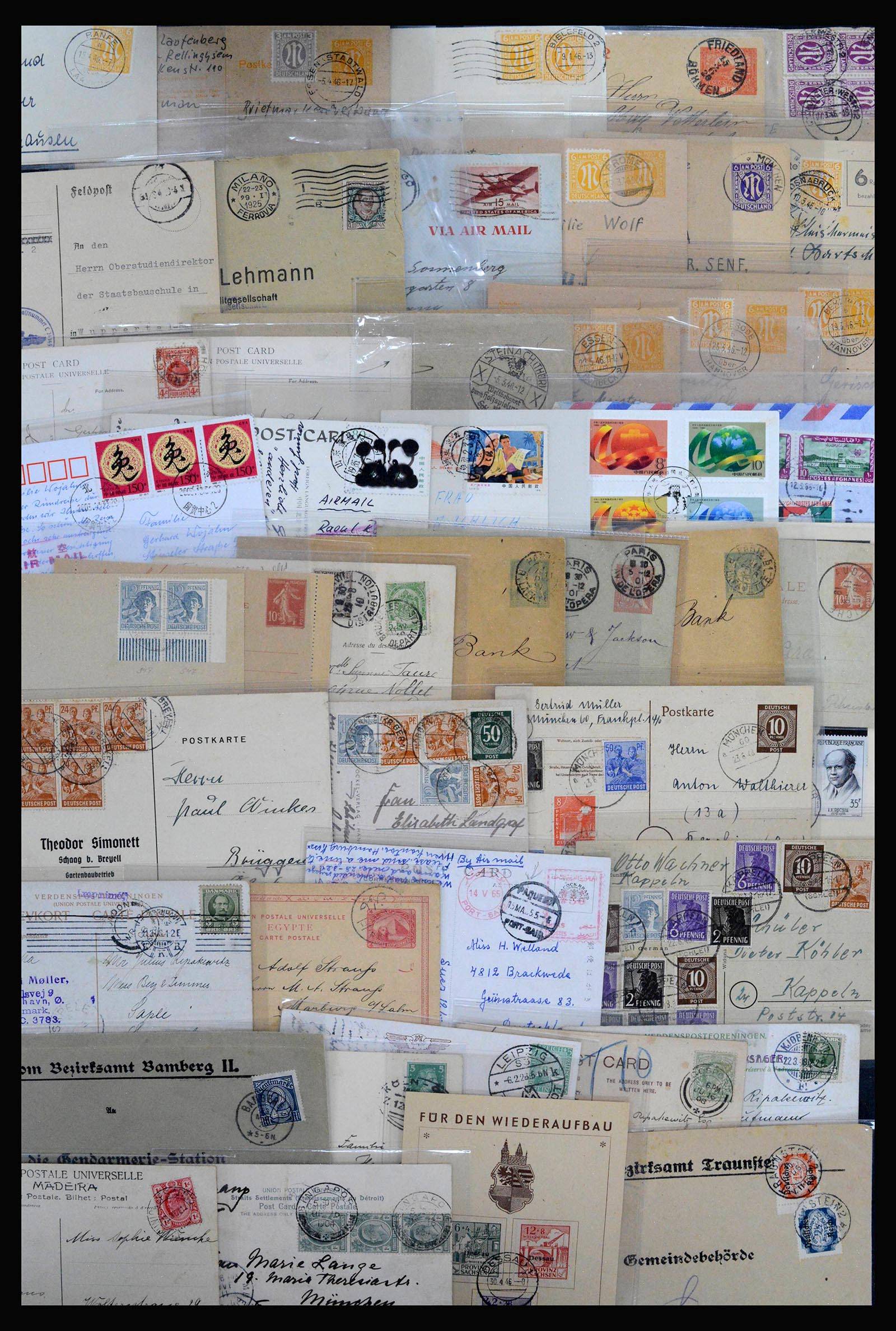 39507 0013 - Postzegelverzameling 39507 Wereld brieven 1860-1960.