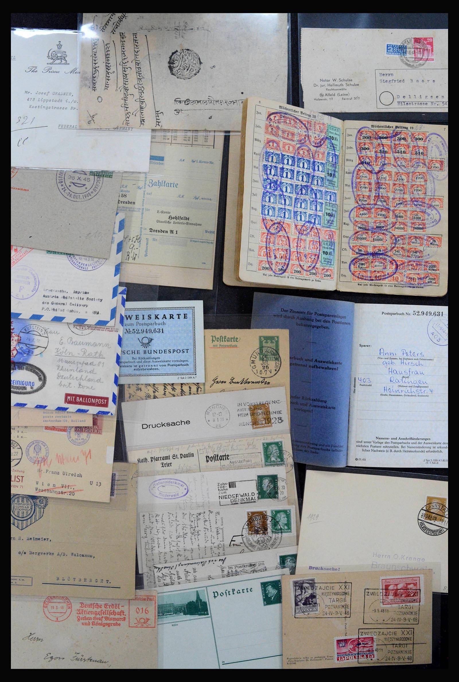 39507 0019 - Postzegelverzameling 39507 Wereld brieven 1860-1960.
