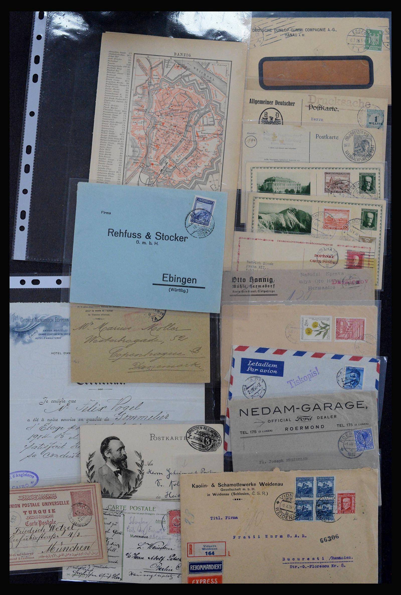 39507 0020 - Postzegelverzameling 39507 Wereld brieven 1860-1960.