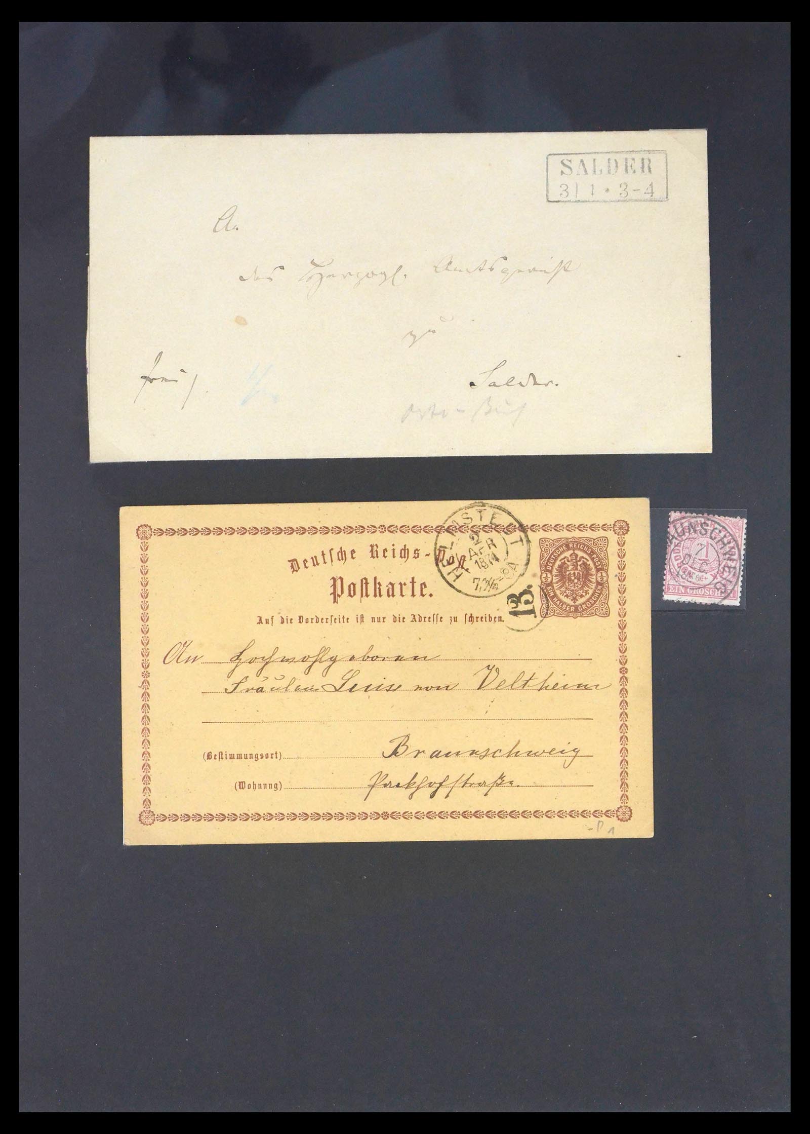 39510 0008 - Postzegelverzameling 39510 Oud Duitse Staten 1850-1872.
