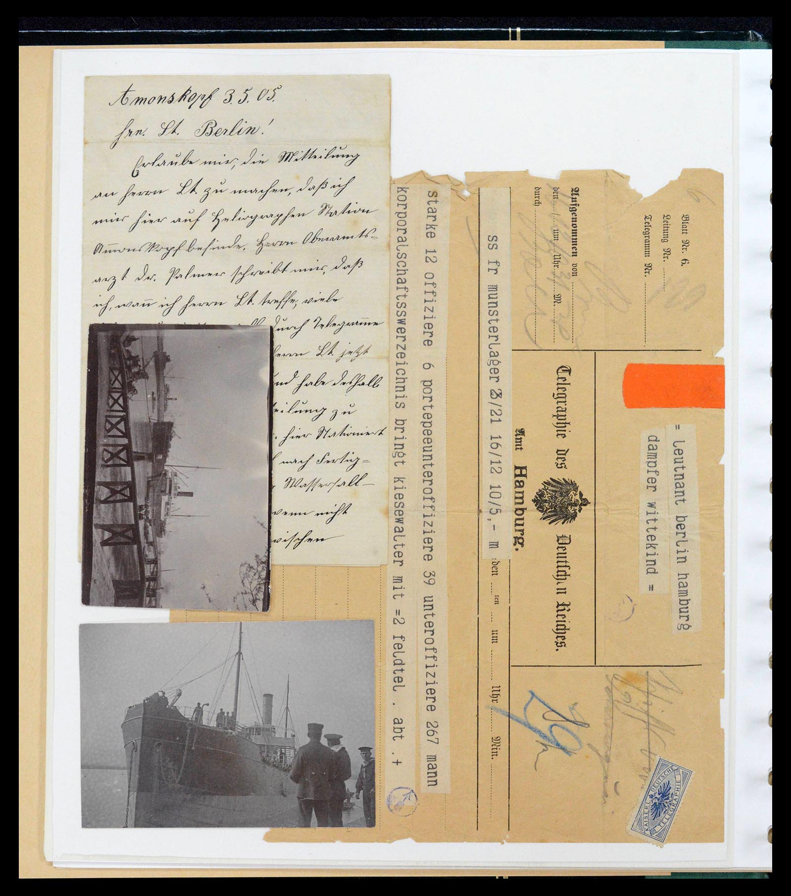 39513 0004 - Postzegelverzameling 39513 Duits Zuid West Afrika.