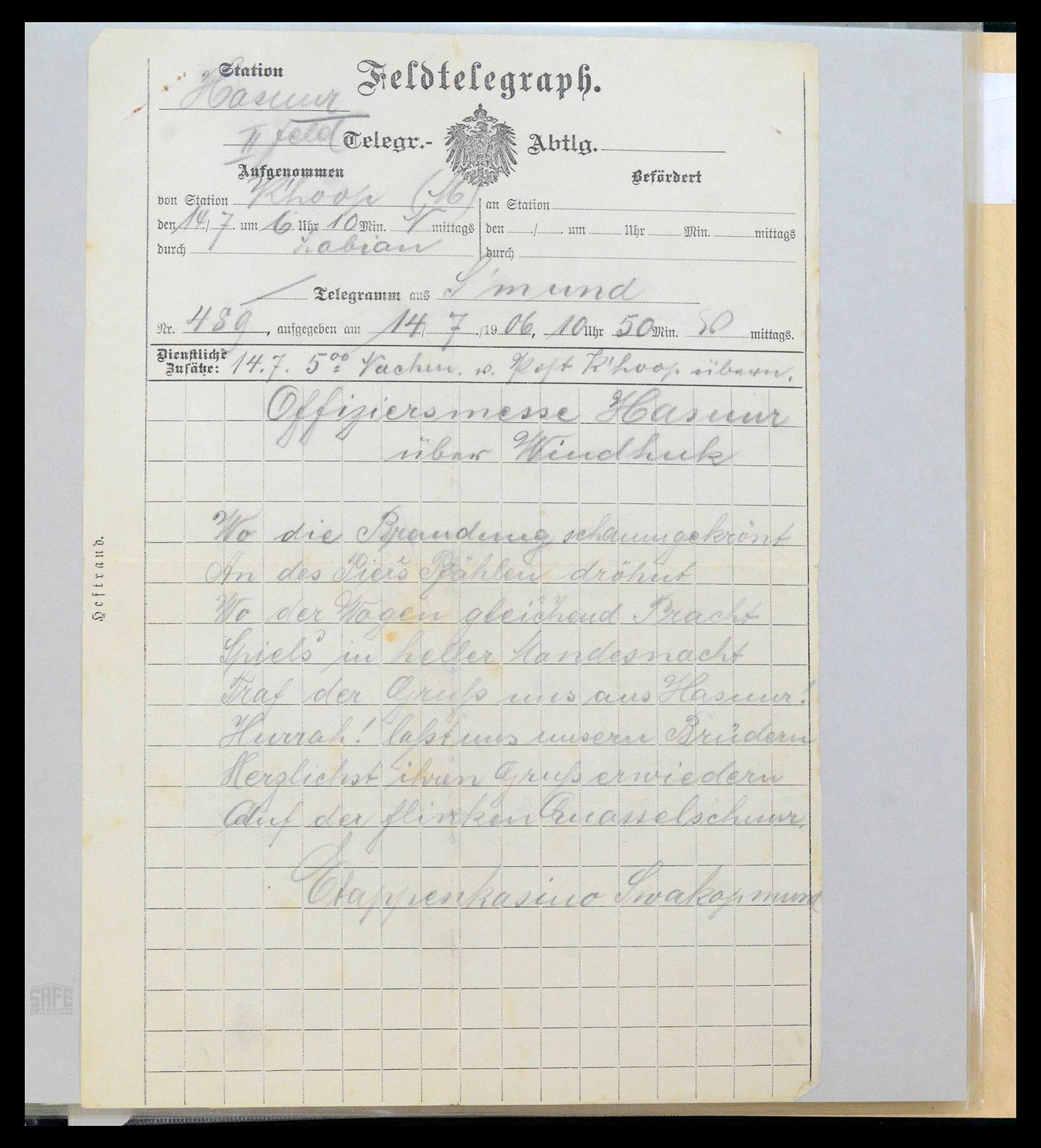 39513 0005 - Postzegelverzameling 39513 Duits Zuid West Afrika.