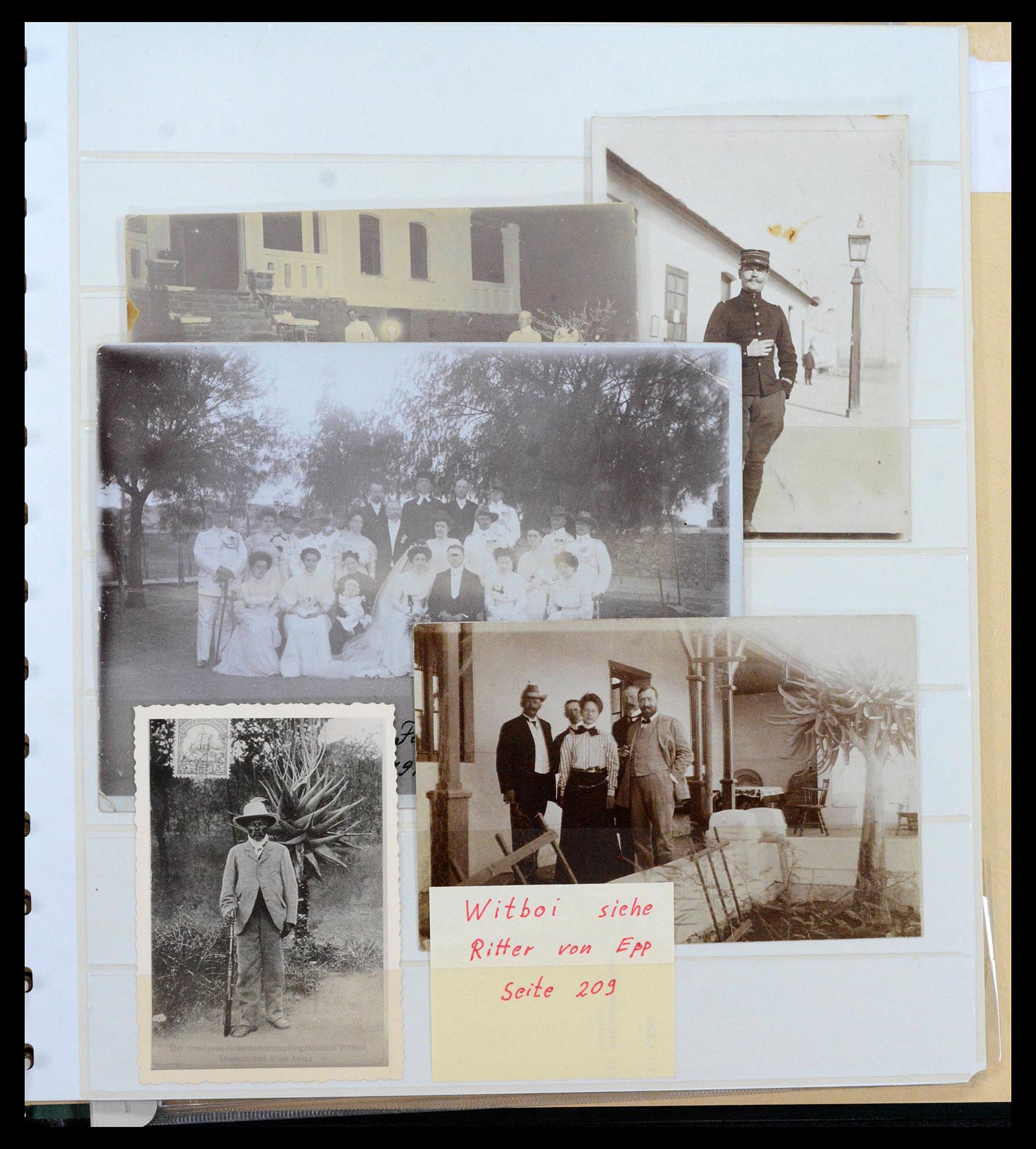 39513 0013 - Postzegelverzameling 39513 Duits Zuid West Afrika.