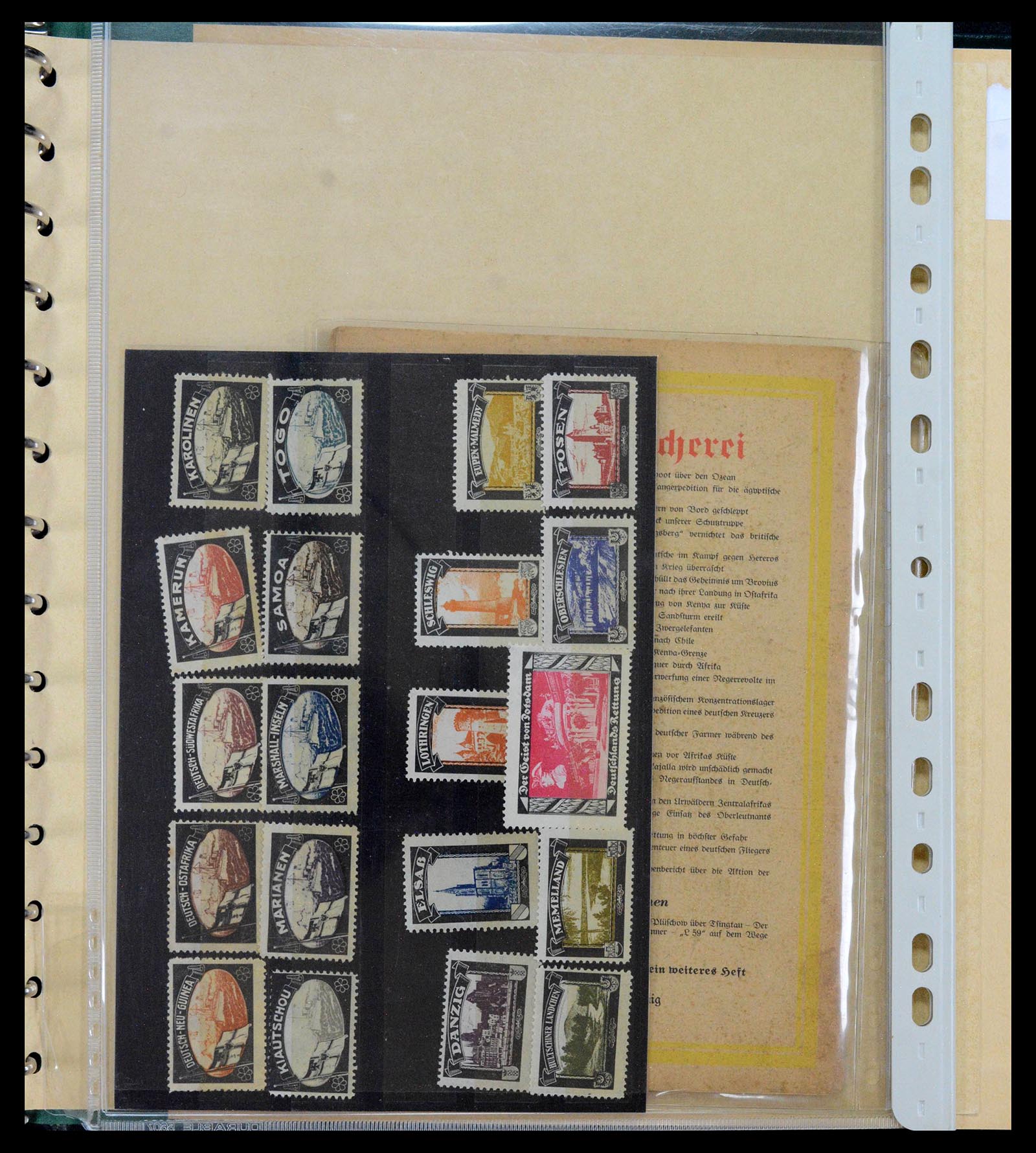 39513 0018 - Postzegelverzameling 39513 Duits Zuid West Afrika.