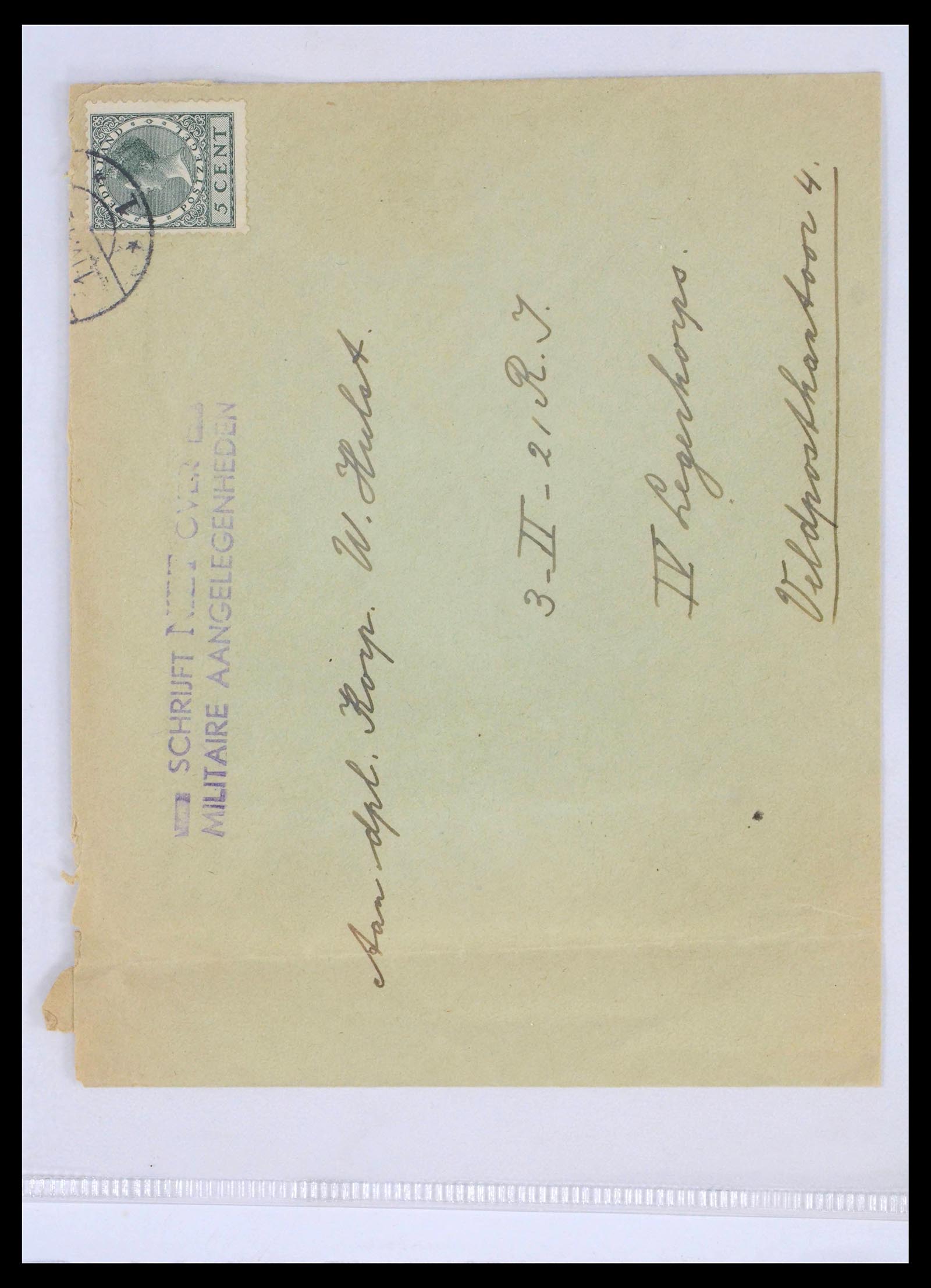 39514 0003 - Postzegelverzameling 39514 Censuurbrieven 1914-1945.