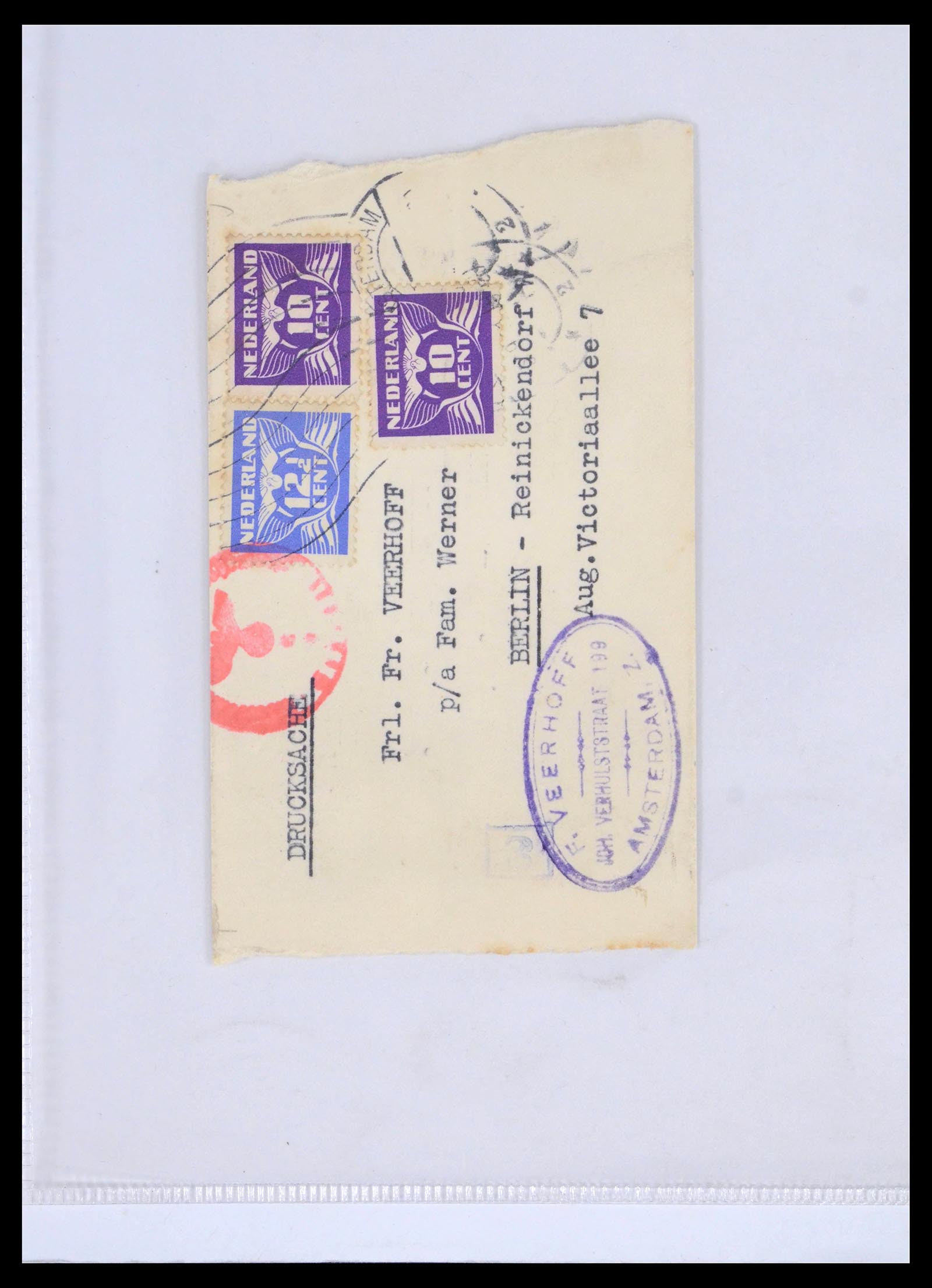 39514 0005 - Postzegelverzameling 39514 Censuurbrieven 1914-1945.