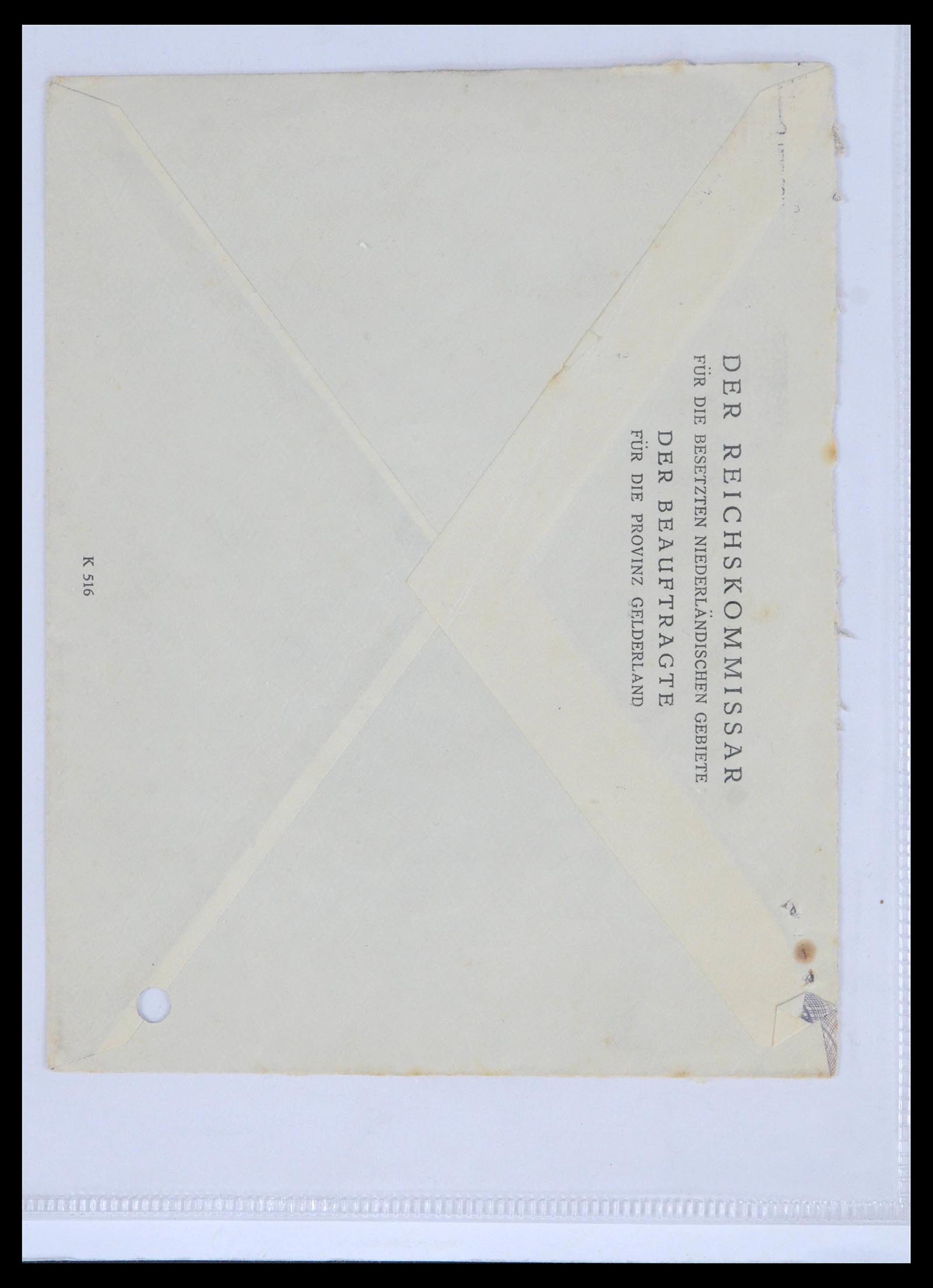 39514 0011 - Postzegelverzameling 39514 Censuurbrieven 1914-1945.