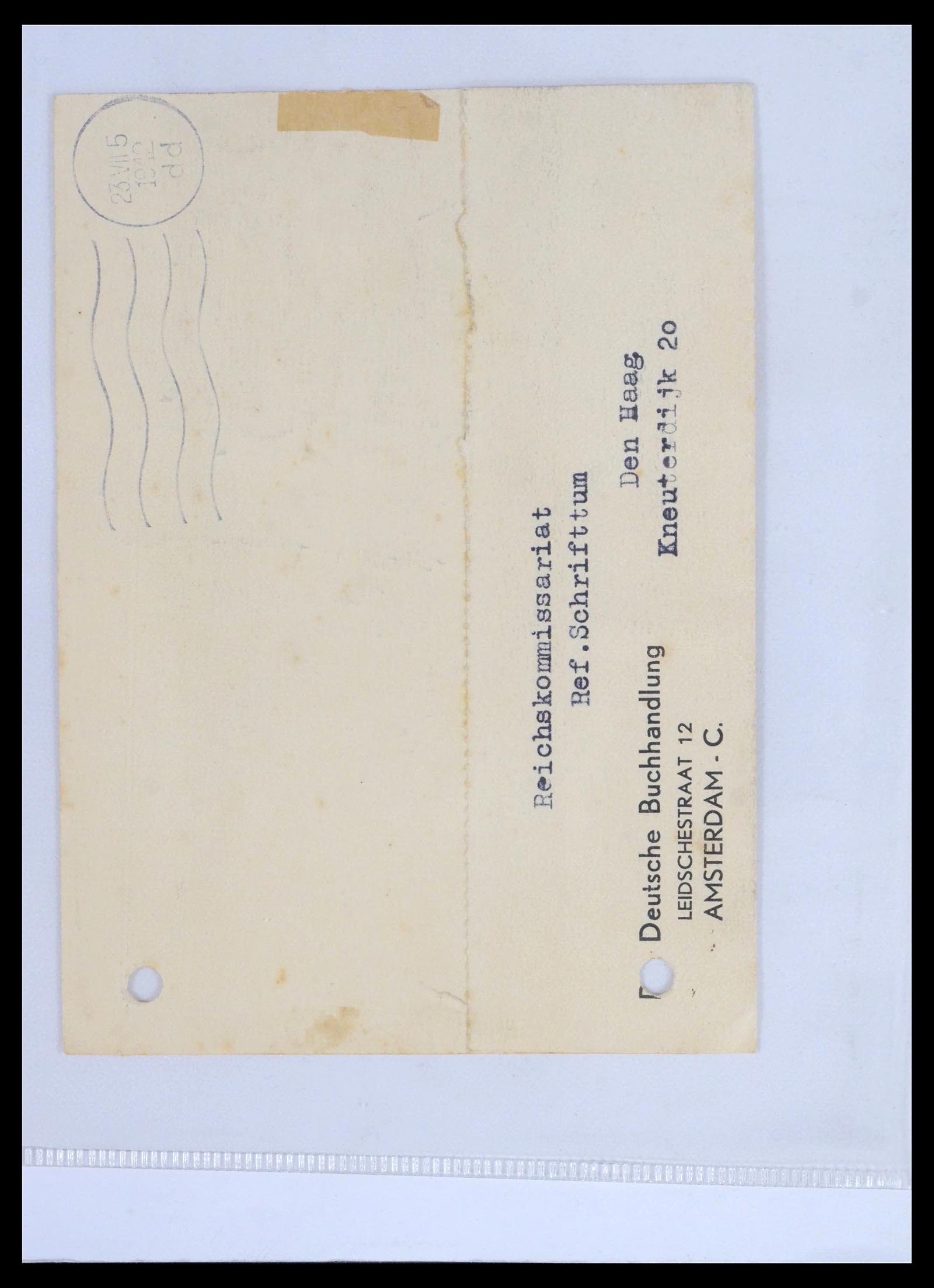 39514 0012 - Postzegelverzameling 39514 Censuurbrieven 1914-1945.