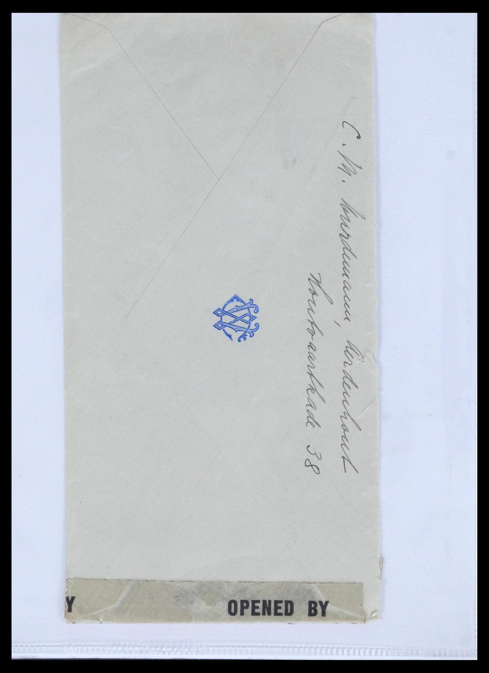 39514 0017 - Postzegelverzameling 39514 Censuurbrieven 1914-1945.