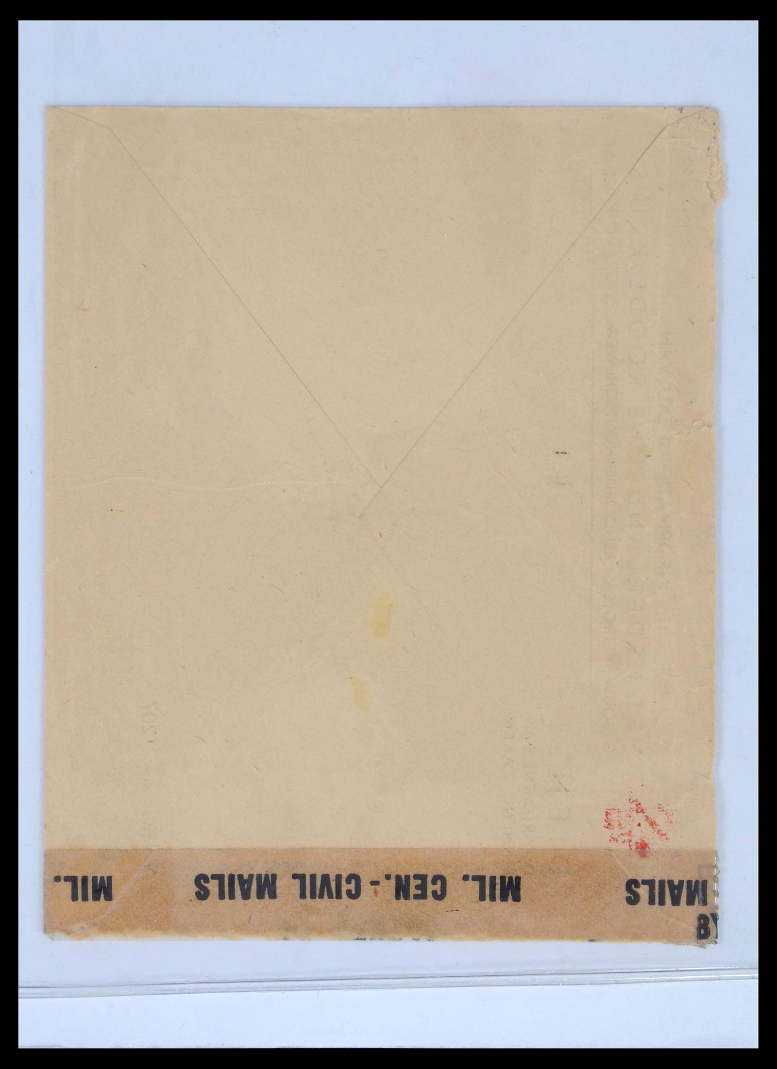 39514 0020 - Postzegelverzameling 39514 Censuurbrieven 1914-1945.