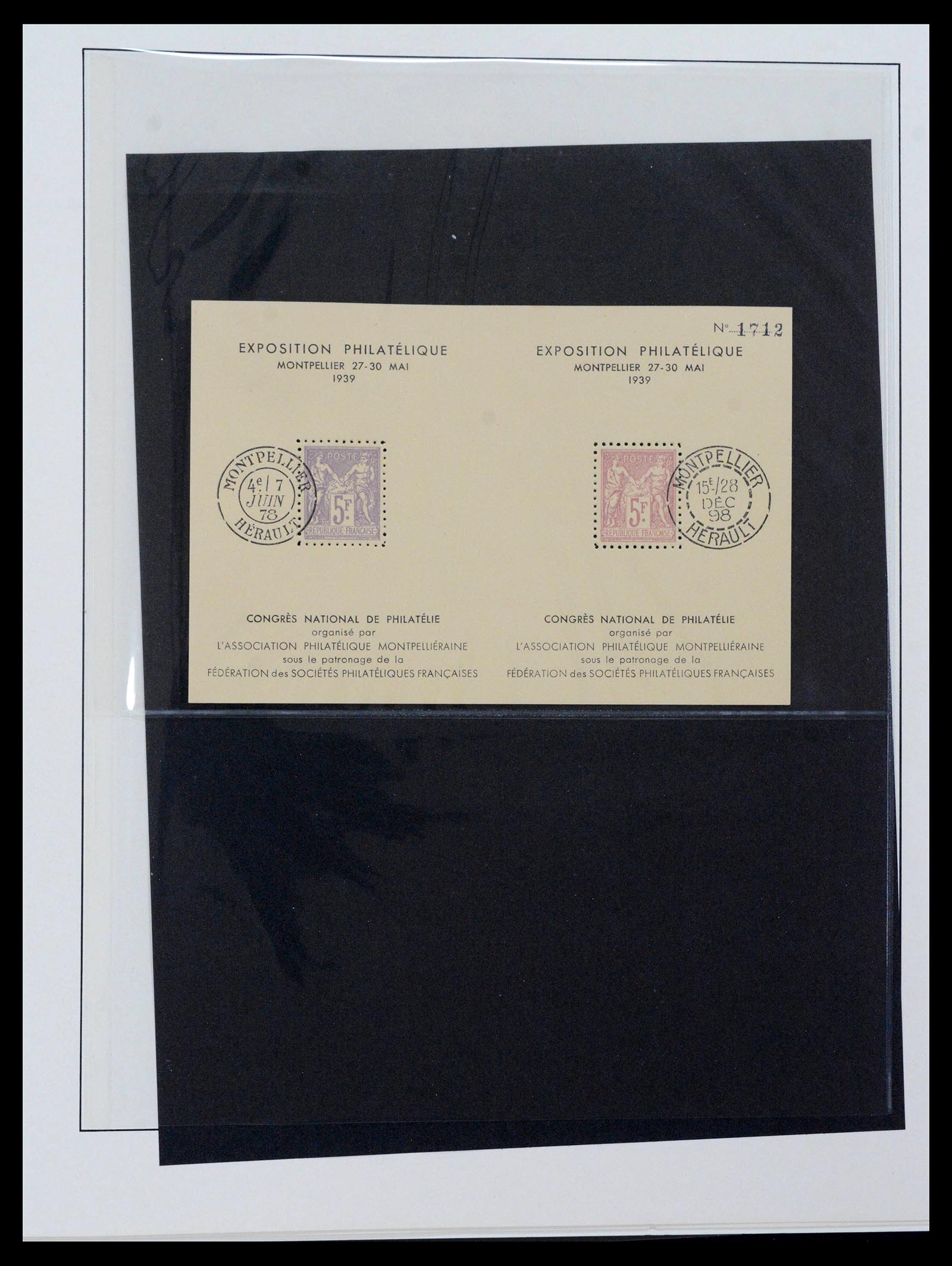 39516 0013 - Postzegelverzameling 39516 Frankrijk 1862-1949.