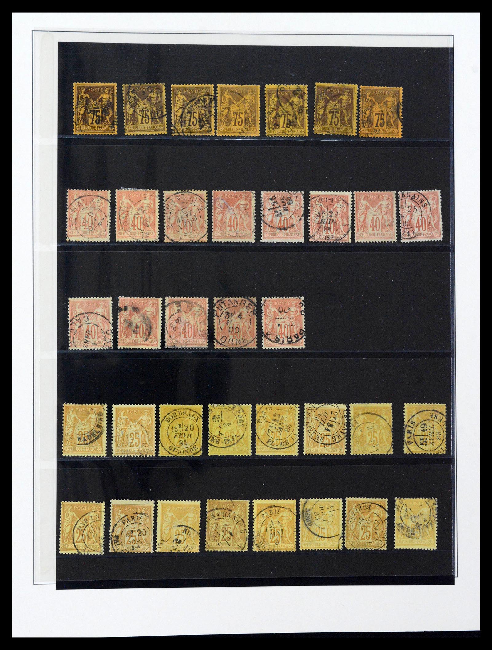 39516 0020 - Postzegelverzameling 39516 Frankrijk 1862-1949.