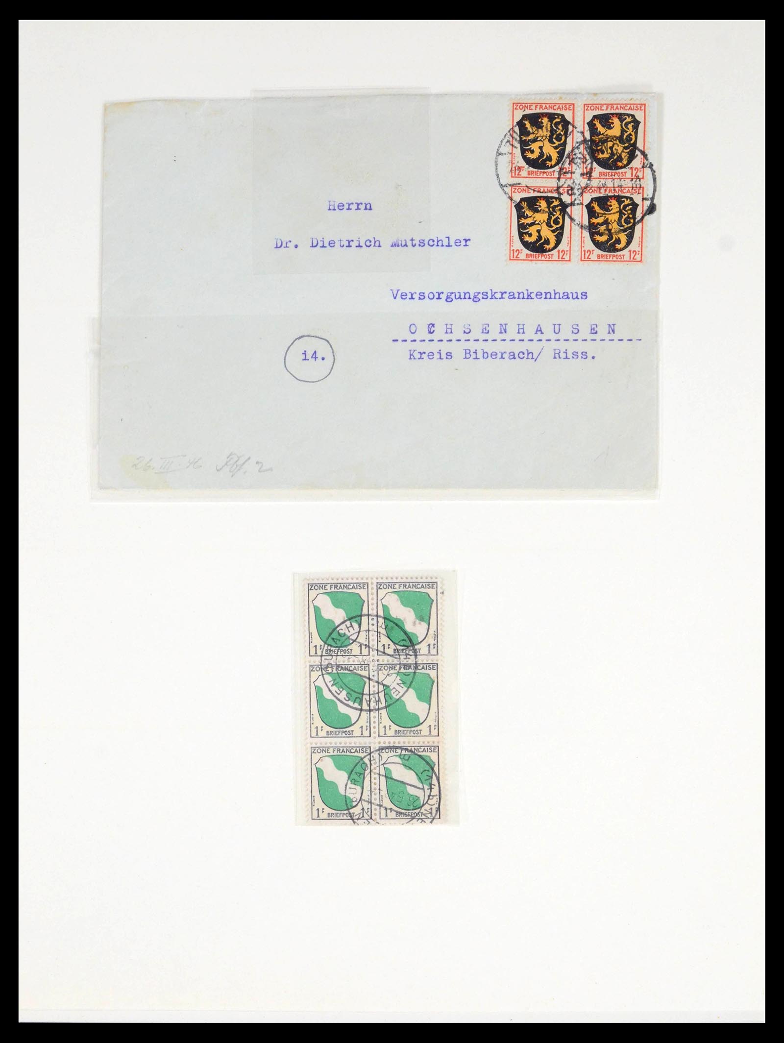 39520 0001 - Postzegelverzameling 39520 Duitse Zones superverzameling 1945-1949.