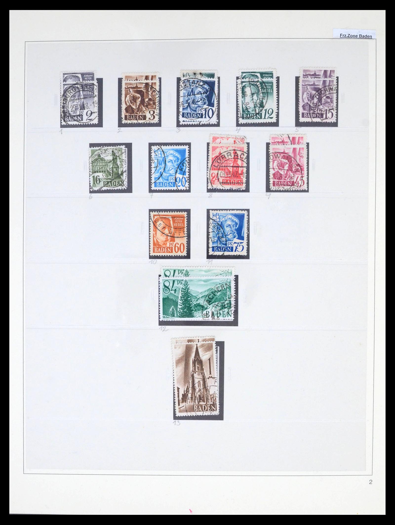 39520 0004 - Postzegelverzameling 39520 Duitse Zones superverzameling 1945-1949.