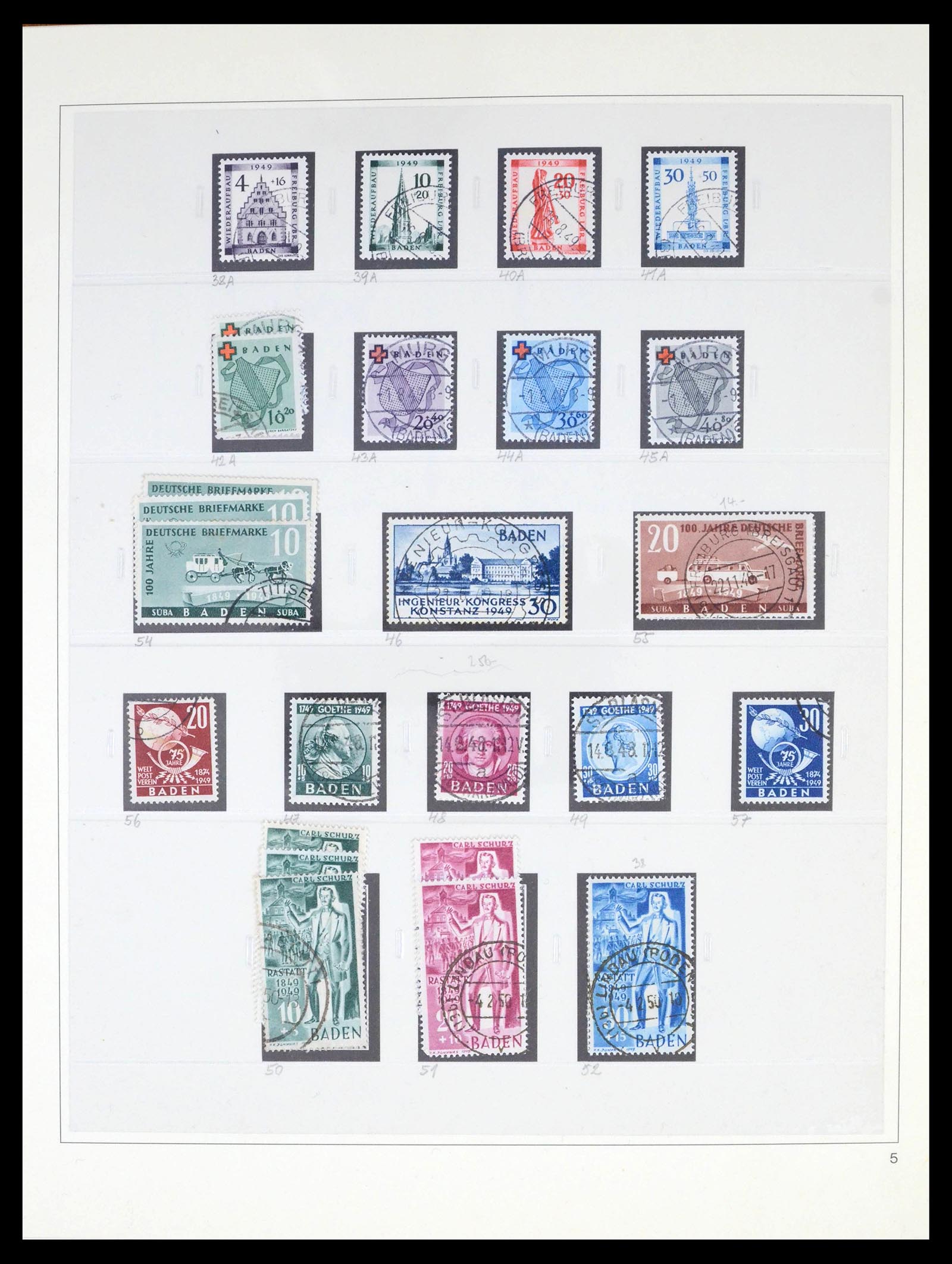 39520 0007 - Postzegelverzameling 39520 Duitse Zones superverzameling 1945-1949.