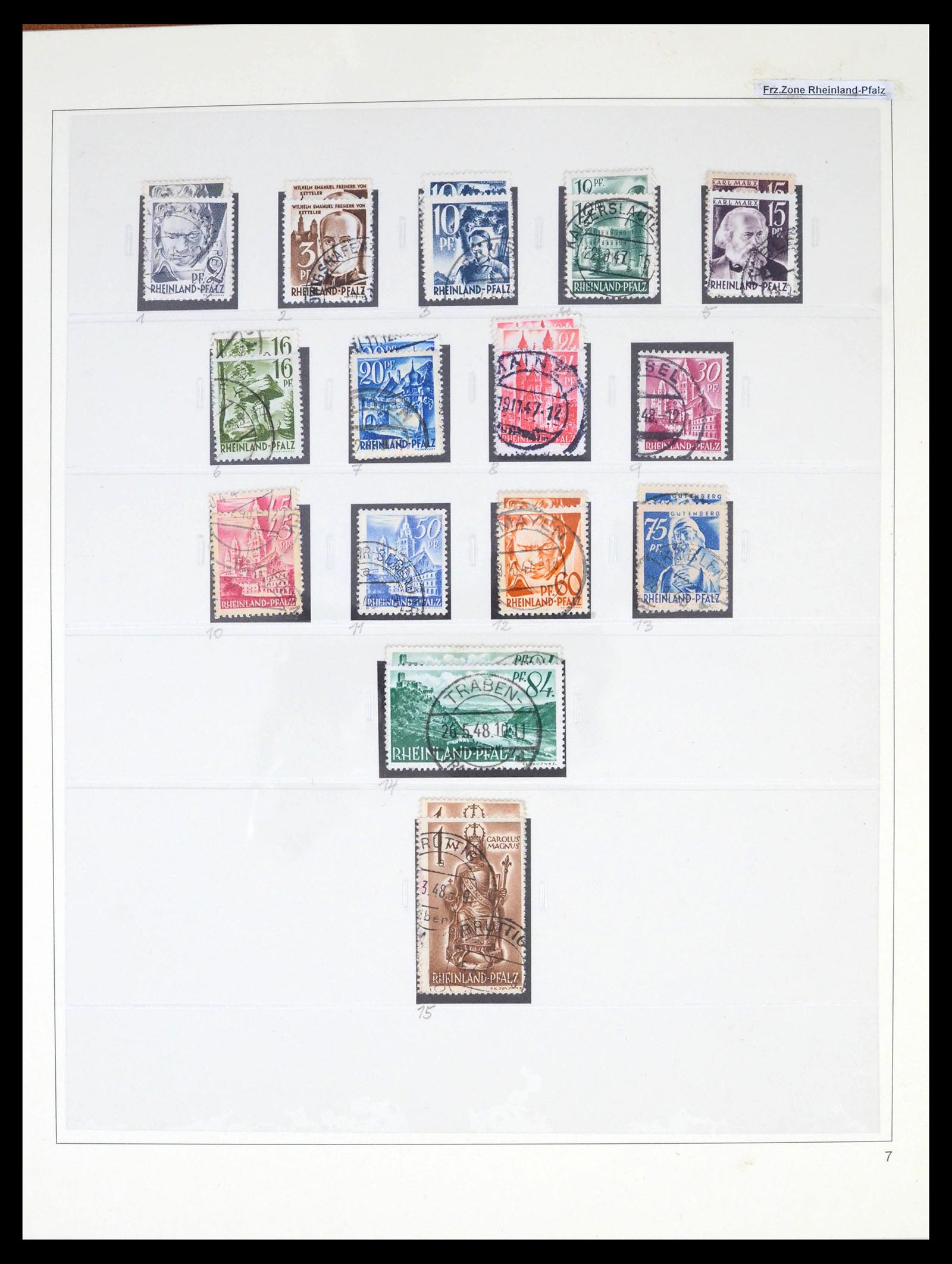 39520 0010 - Postzegelverzameling 39520 Duitse Zones superverzameling 1945-1949.