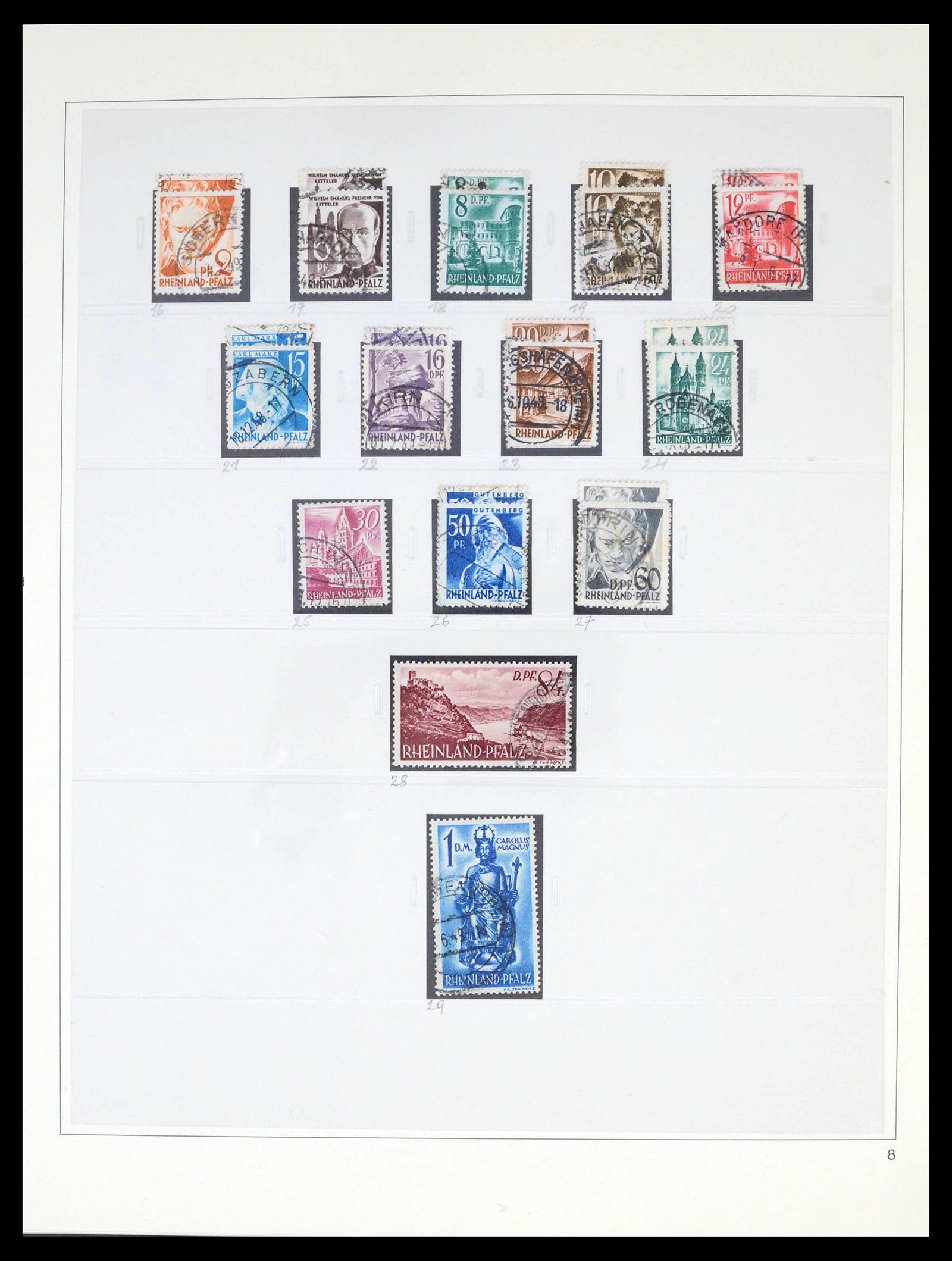 39520 0011 - Postzegelverzameling 39520 Duitse Zones superverzameling 1945-1949.