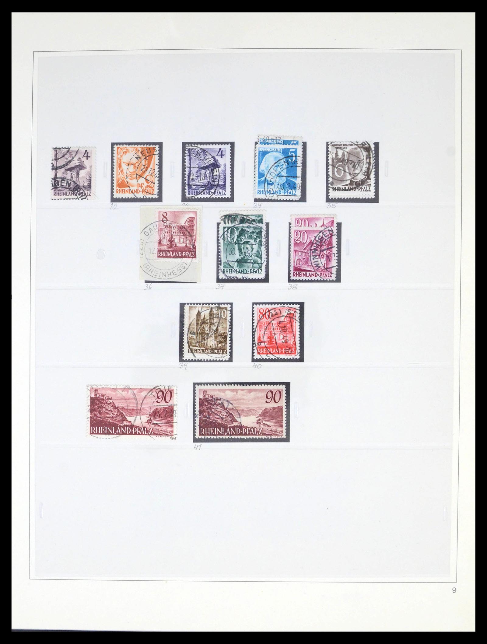 39520 0012 - Postzegelverzameling 39520 Duitse Zones superverzameling 1945-1949.