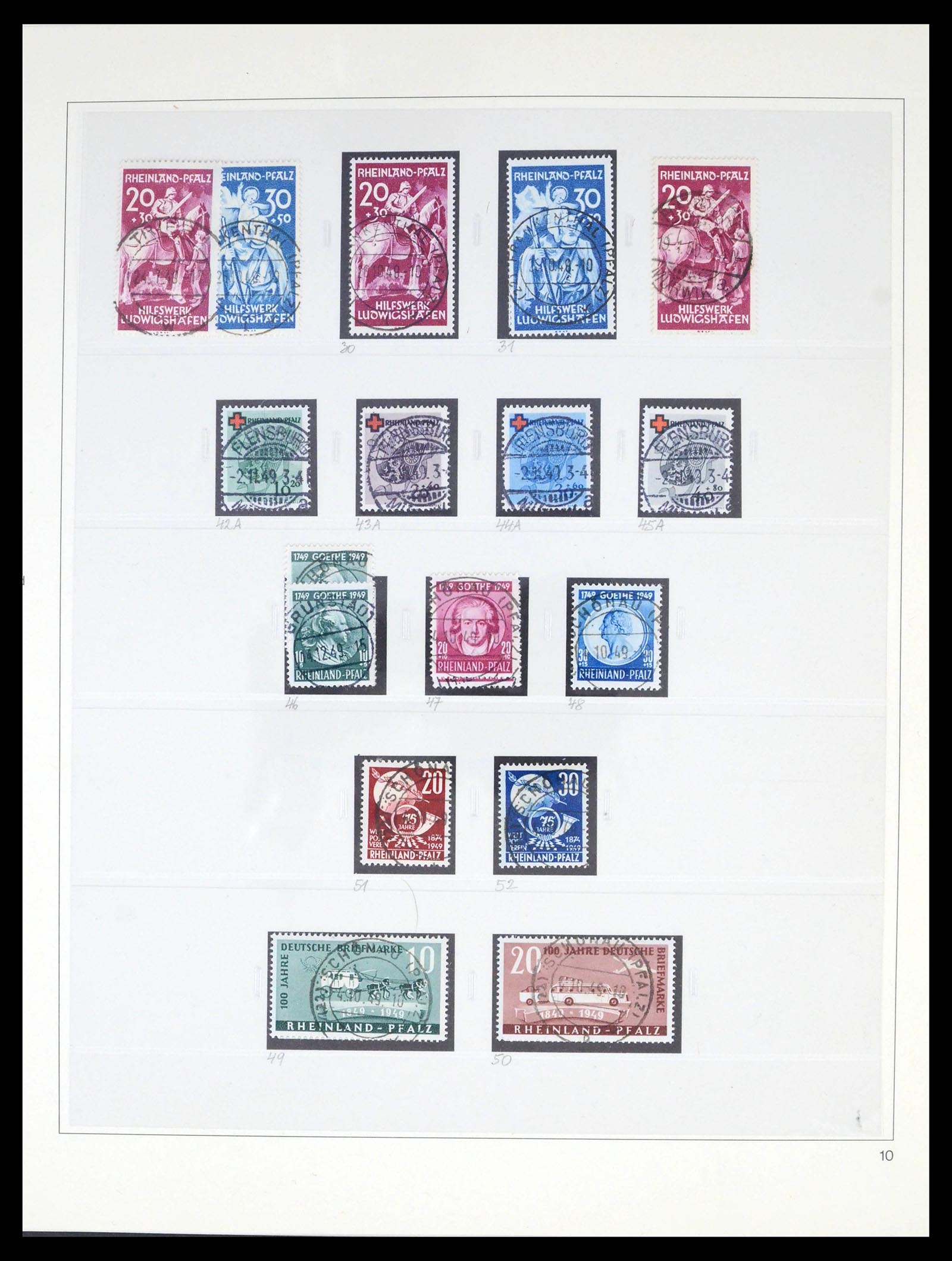 39520 0013 - Postzegelverzameling 39520 Duitse Zones superverzameling 1945-1949.