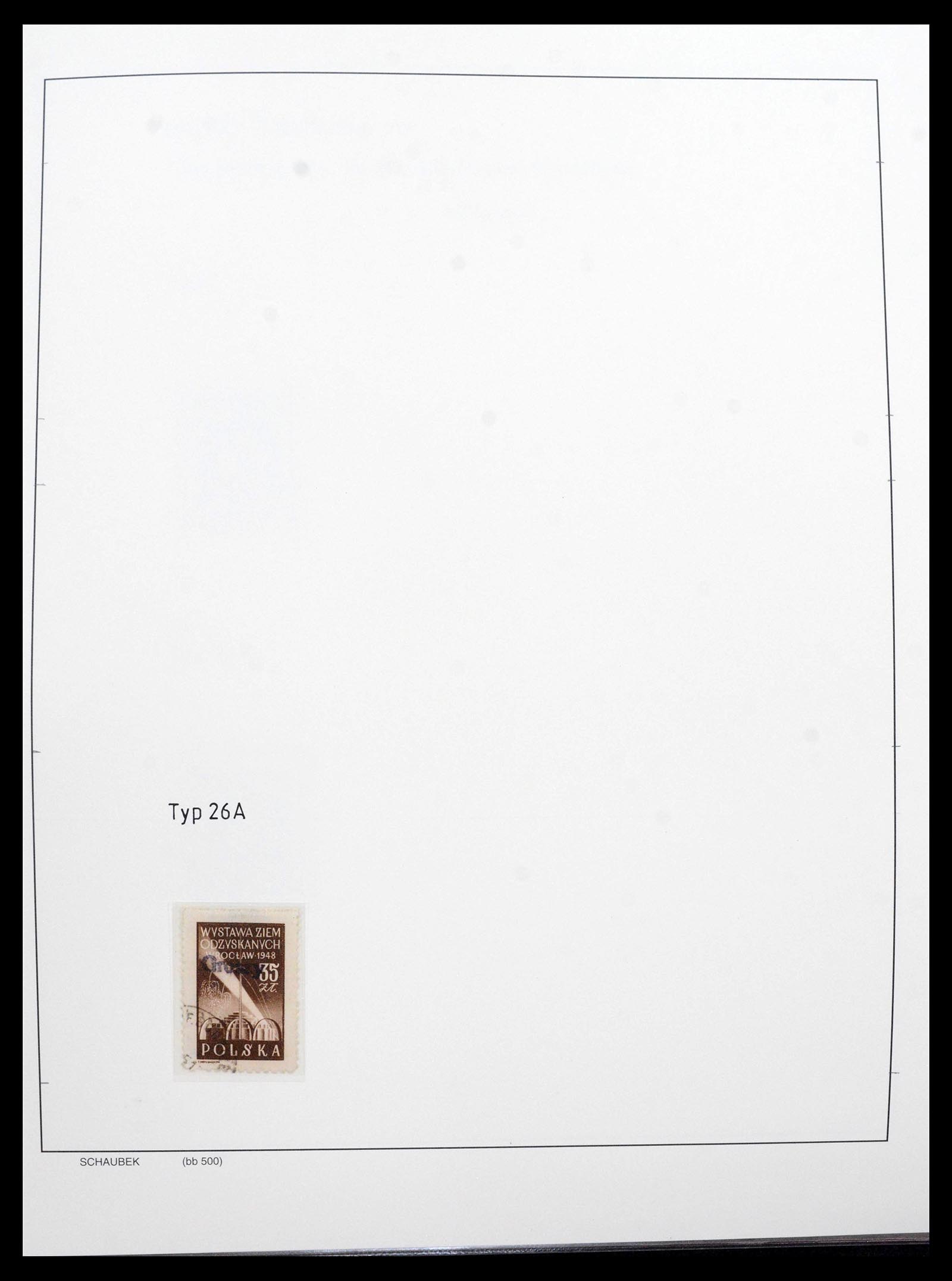 39525 0011 - Postzegelverzameling 39525 Polen Groszy brieven 1950.