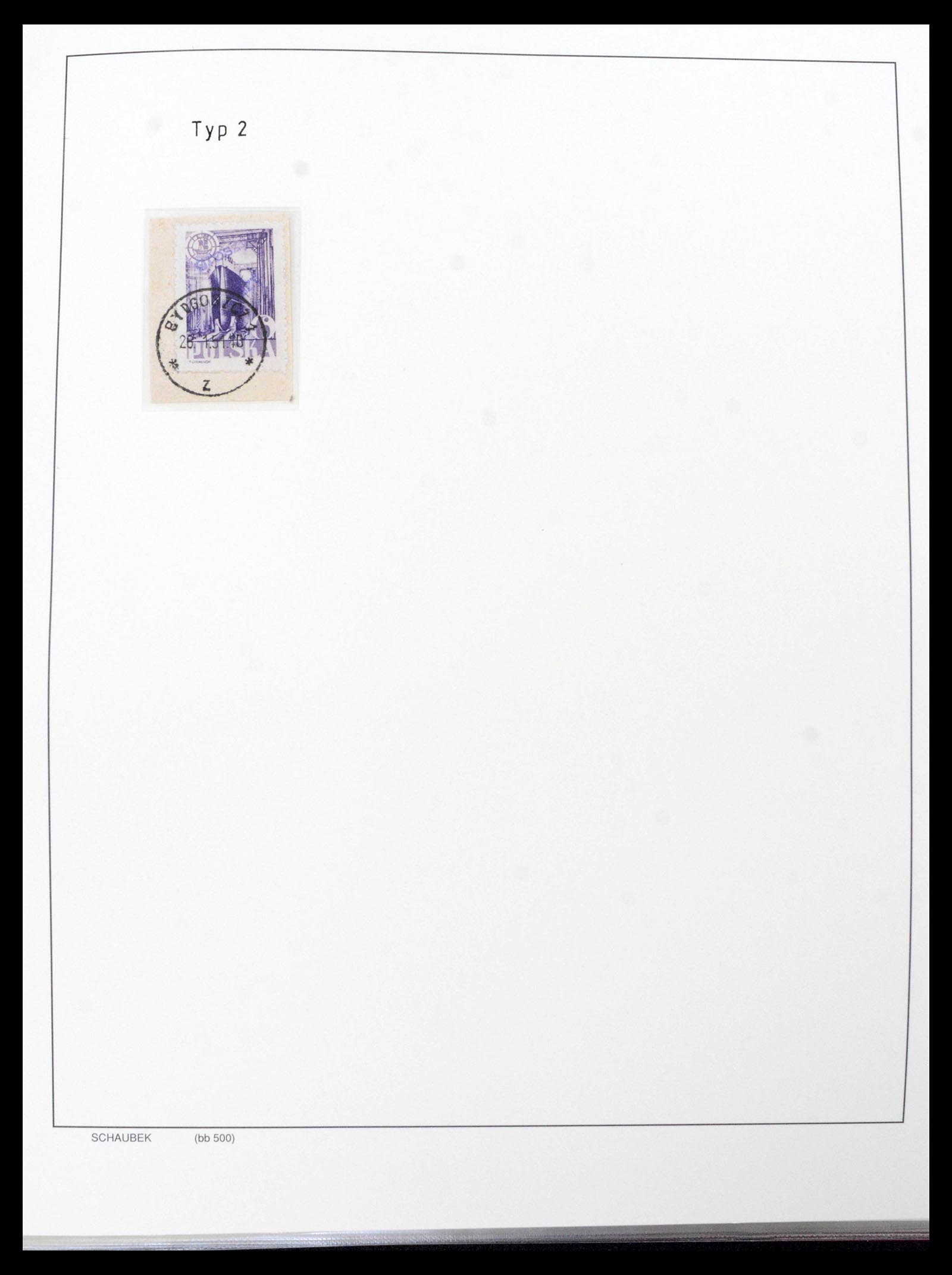 39525 0017 - Postzegelverzameling 39525 Polen Groszy brieven 1950.