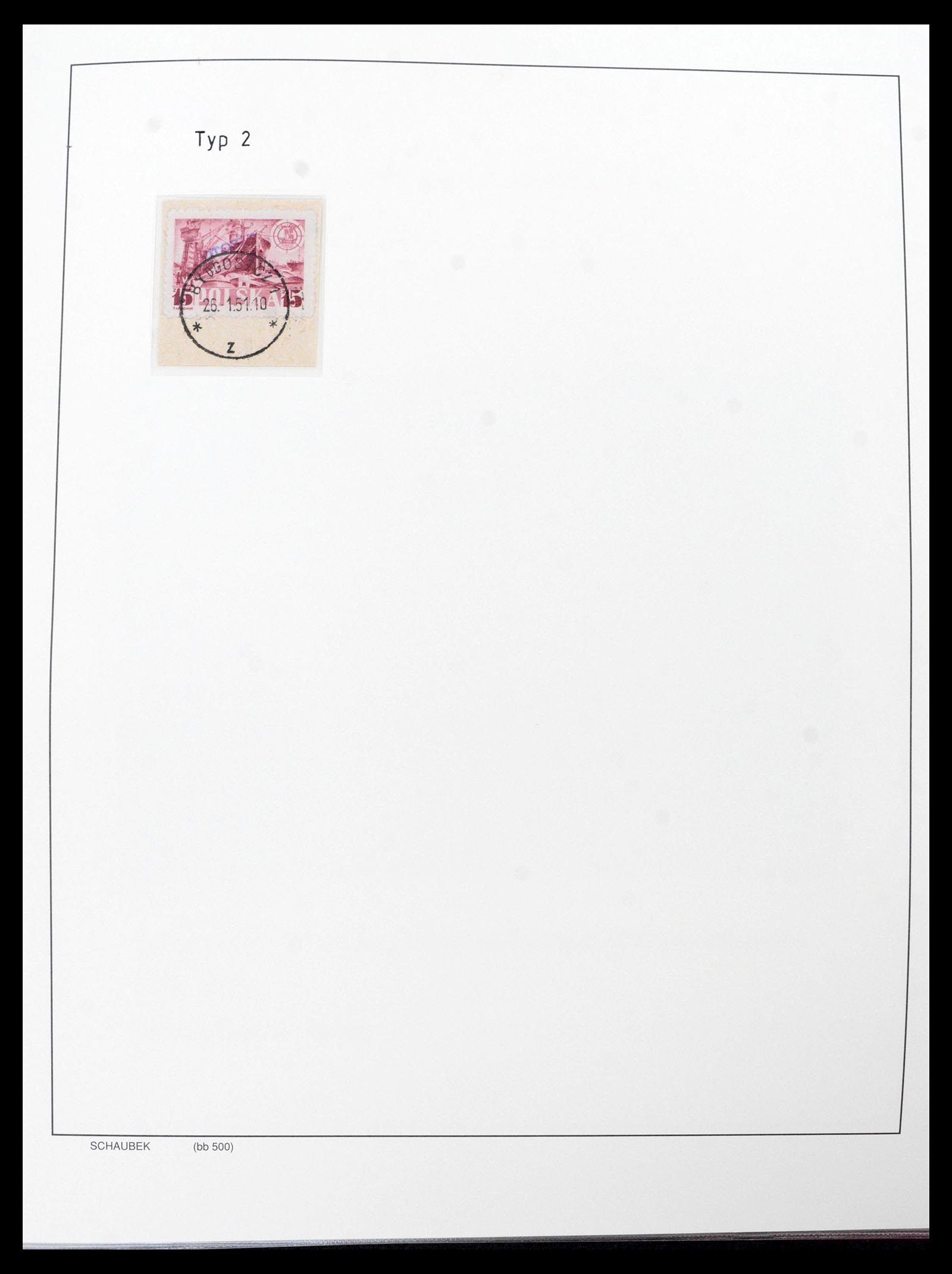 39525 0018 - Postzegelverzameling 39525 Polen Groszy brieven 1950.