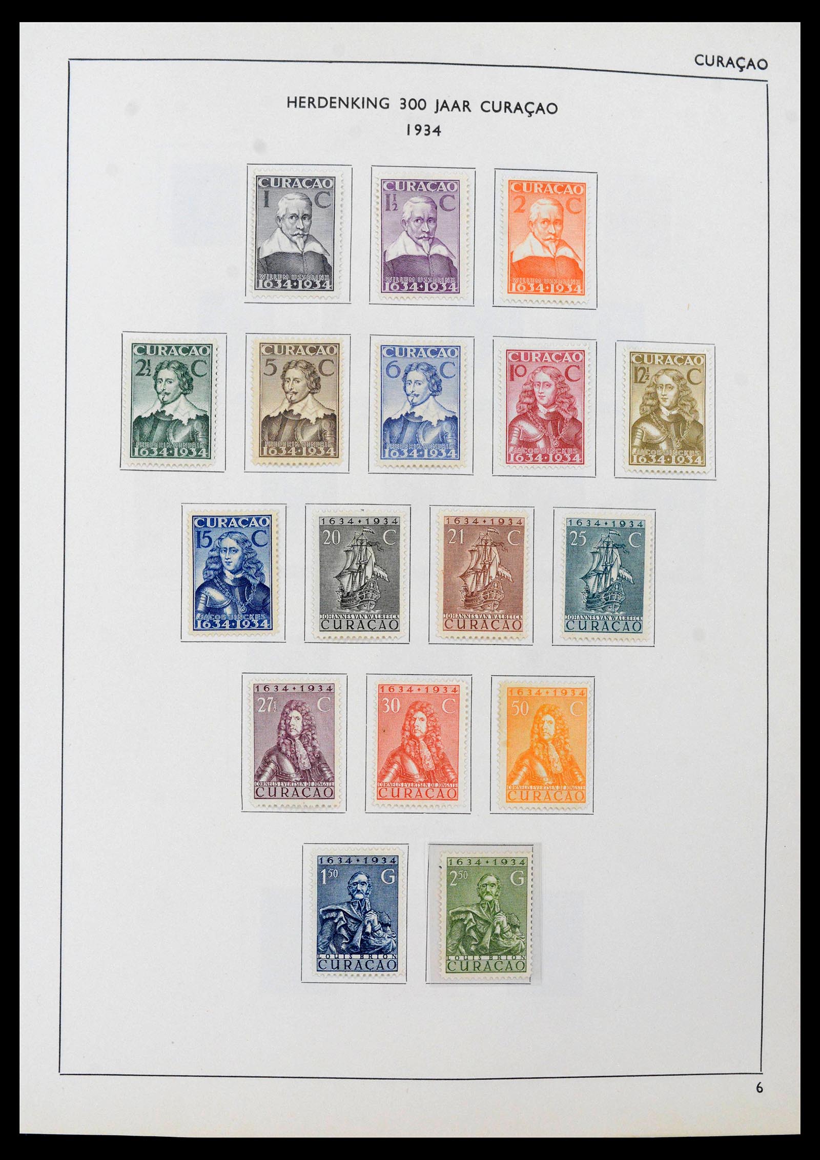 39527 0006 - Postzegelverzameling 39527 Curaçao/Antillen 1873-1992.