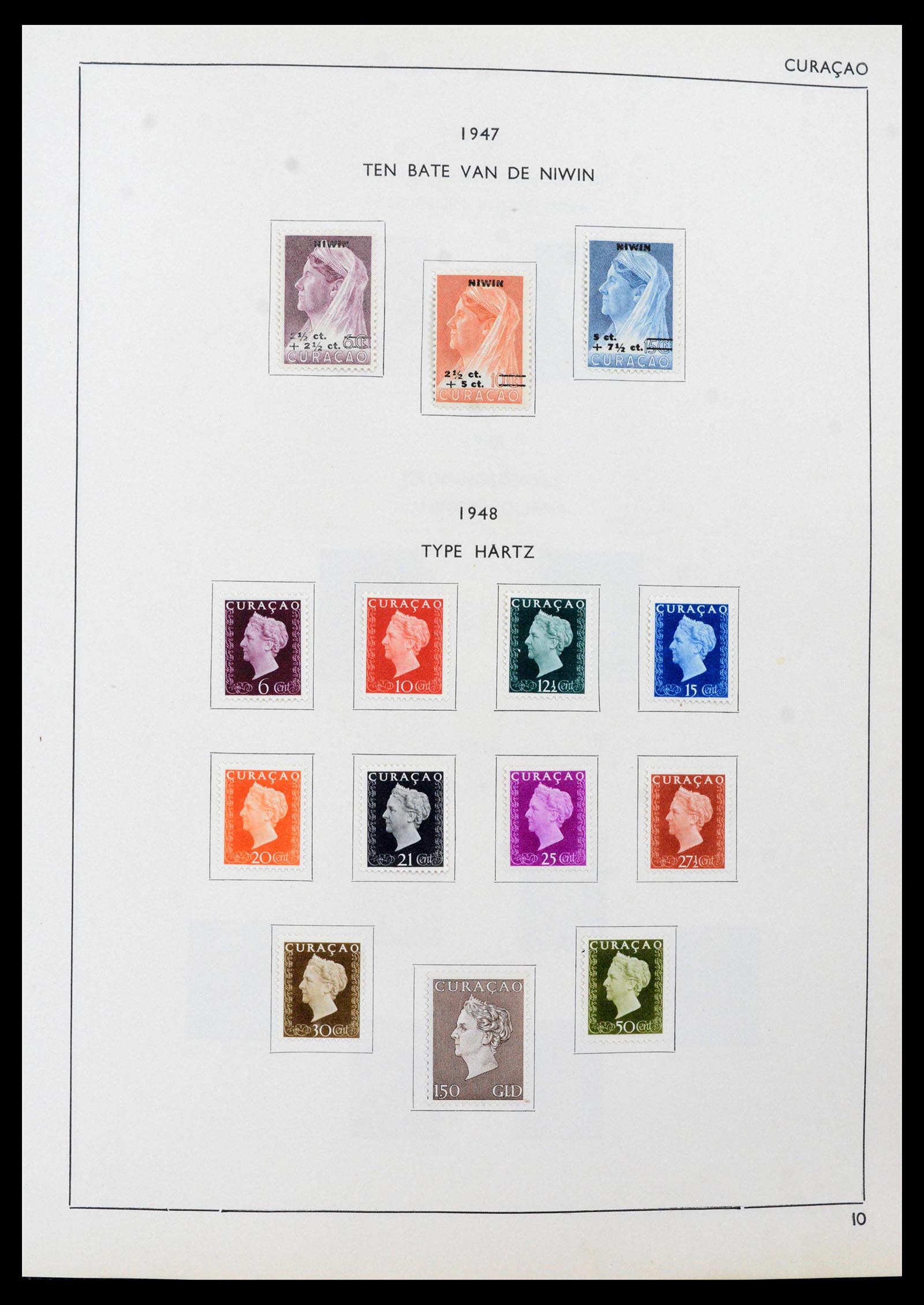 39527 0010 - Postzegelverzameling 39527 Curaçao/Antillen 1873-1992.