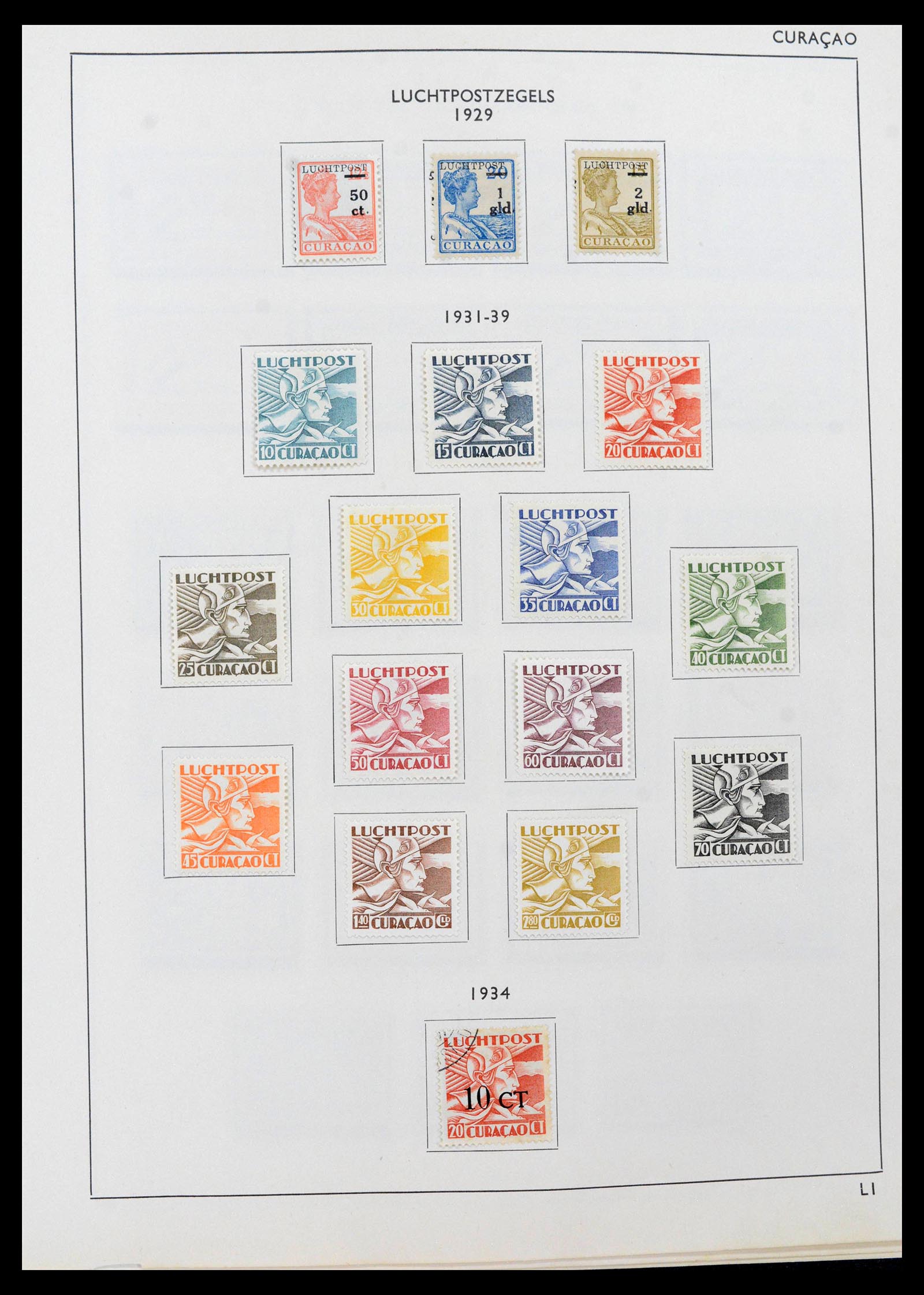 39527 0012 - Postzegelverzameling 39527 Curaçao/Antillen 1873-1992.