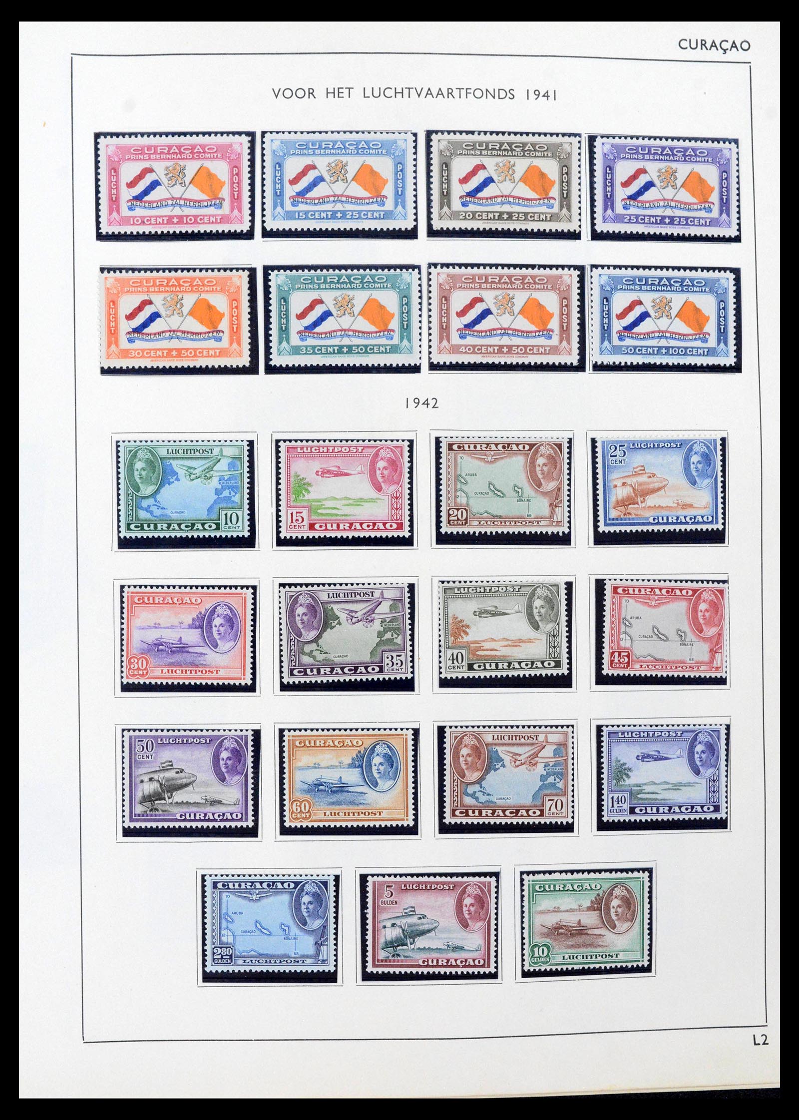 39527 0013 - Postzegelverzameling 39527 Curaçao/Antillen 1873-1992.