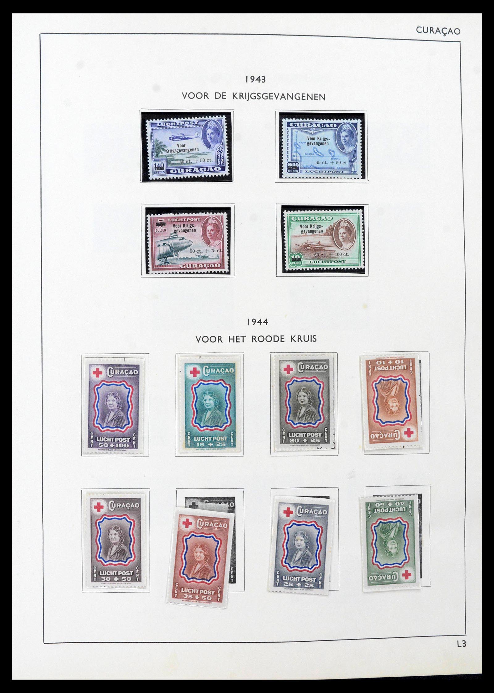 39527 0014 - Postzegelverzameling 39527 Curaçao/Antillen 1873-1992.