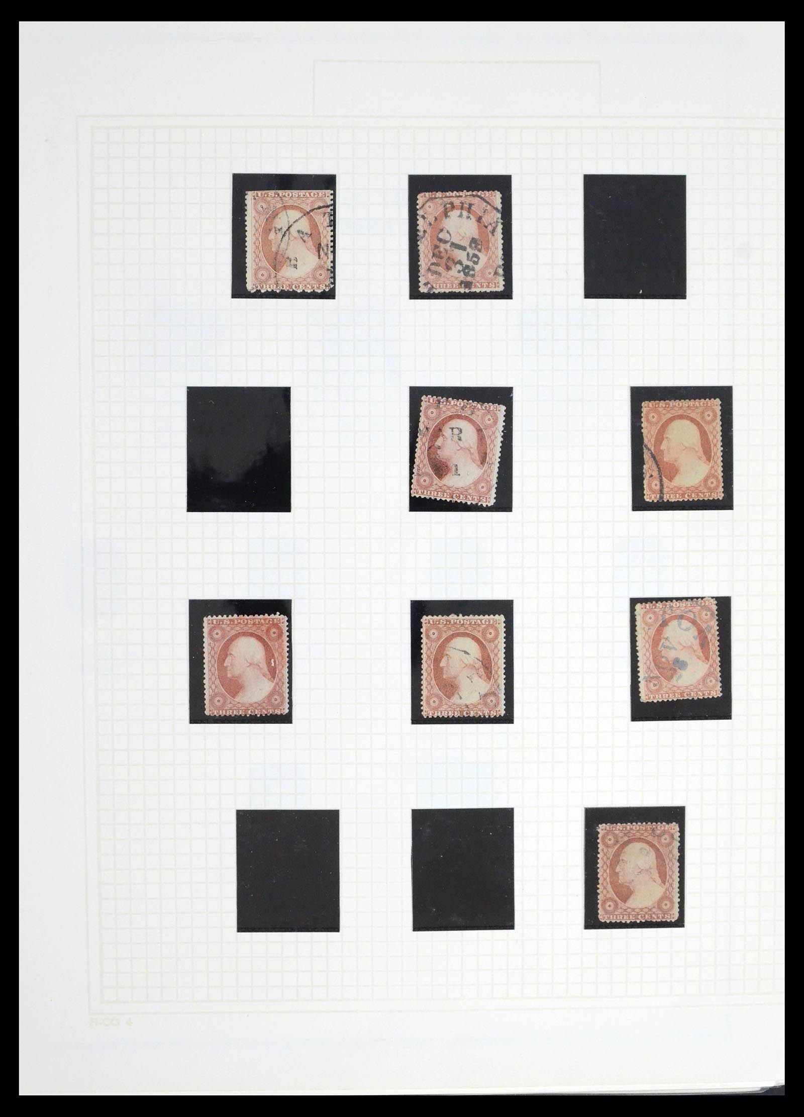 39530 0012 - Stamp collection 39530 USA 1847-1984.